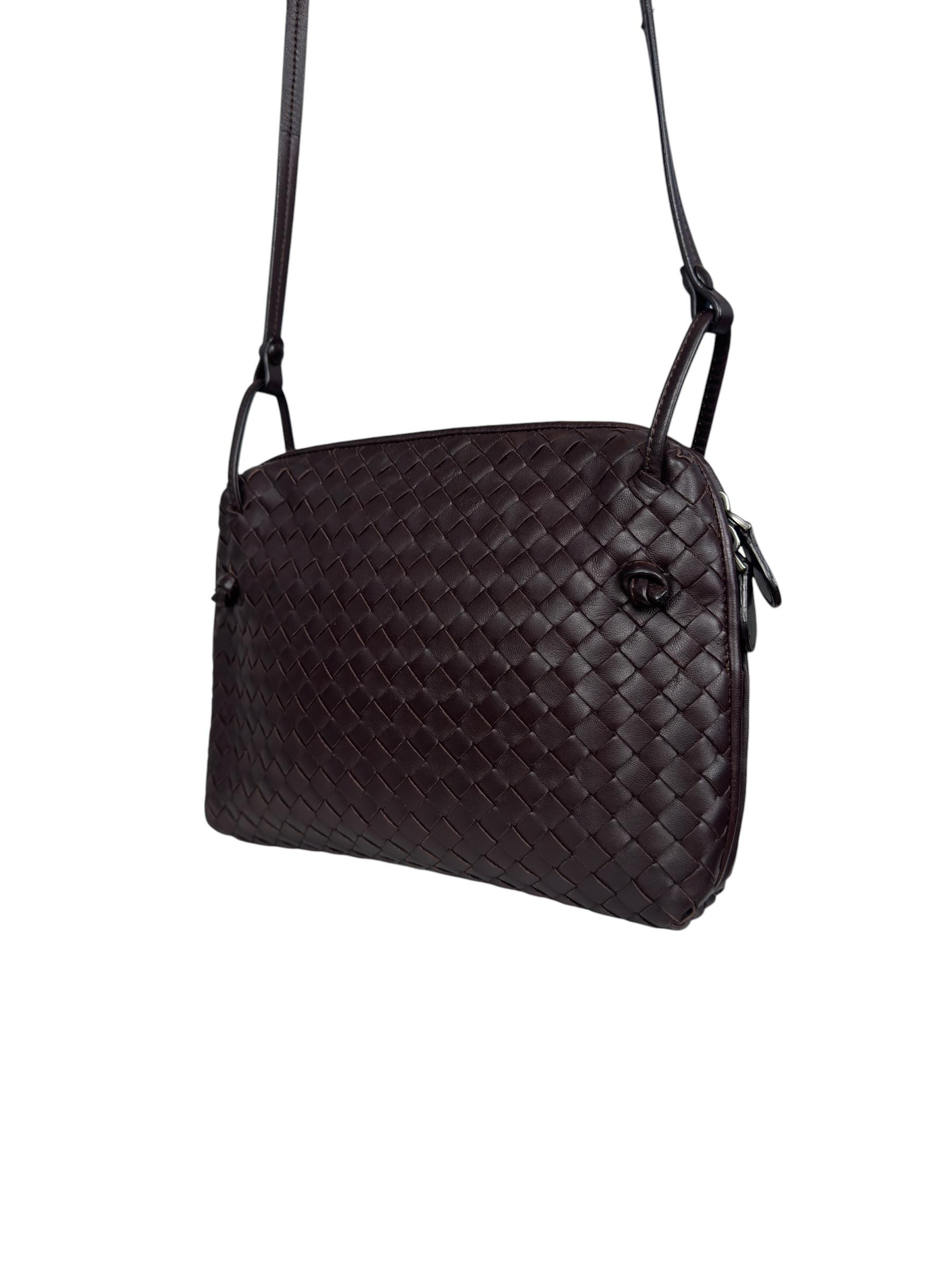 BOTTEGA VENETA INTRECCIATO NODINI CROSSBODY BAG