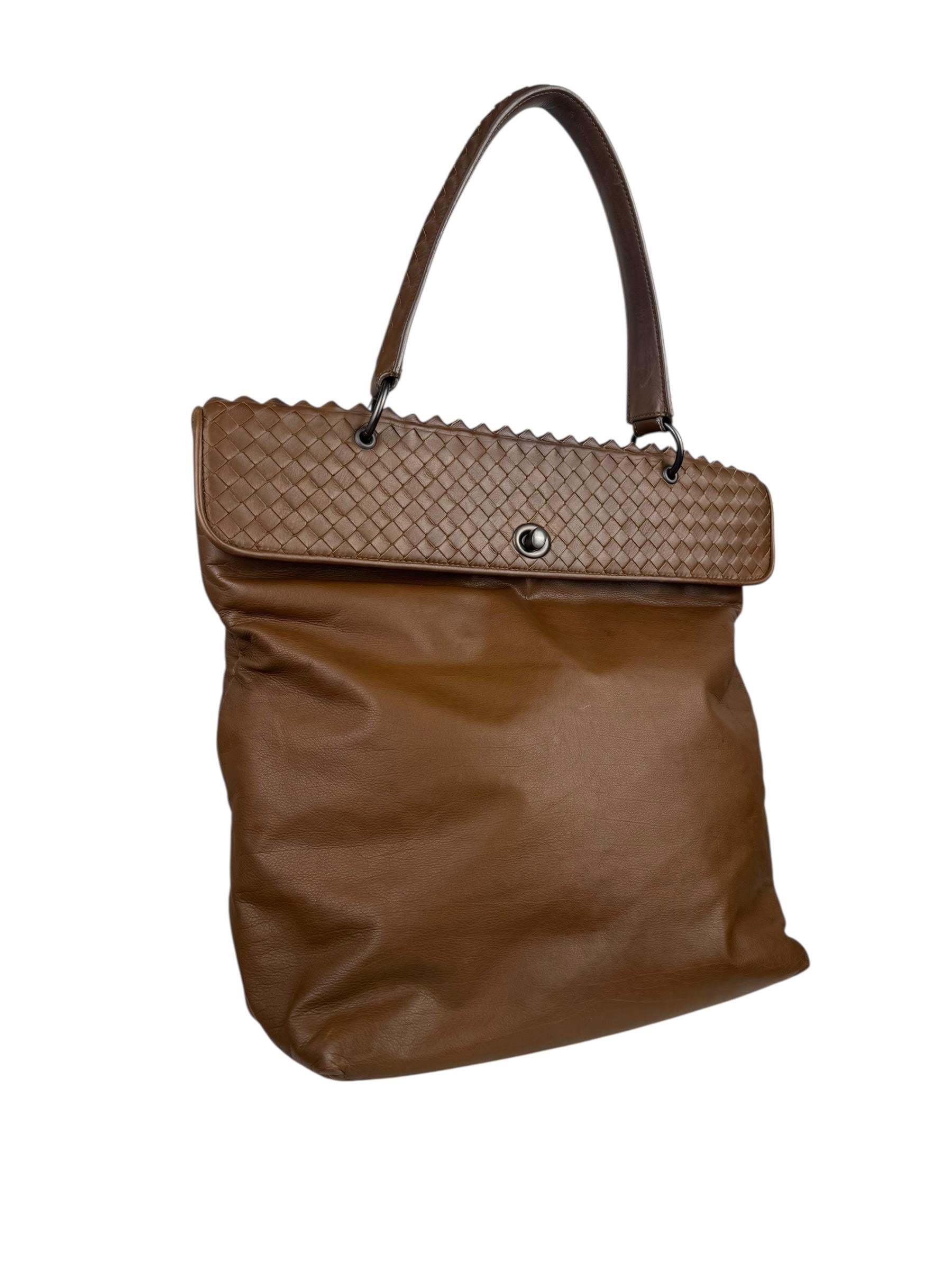 BOTTEGA VENETA INTRECCIATO TOP HANDLE BAG