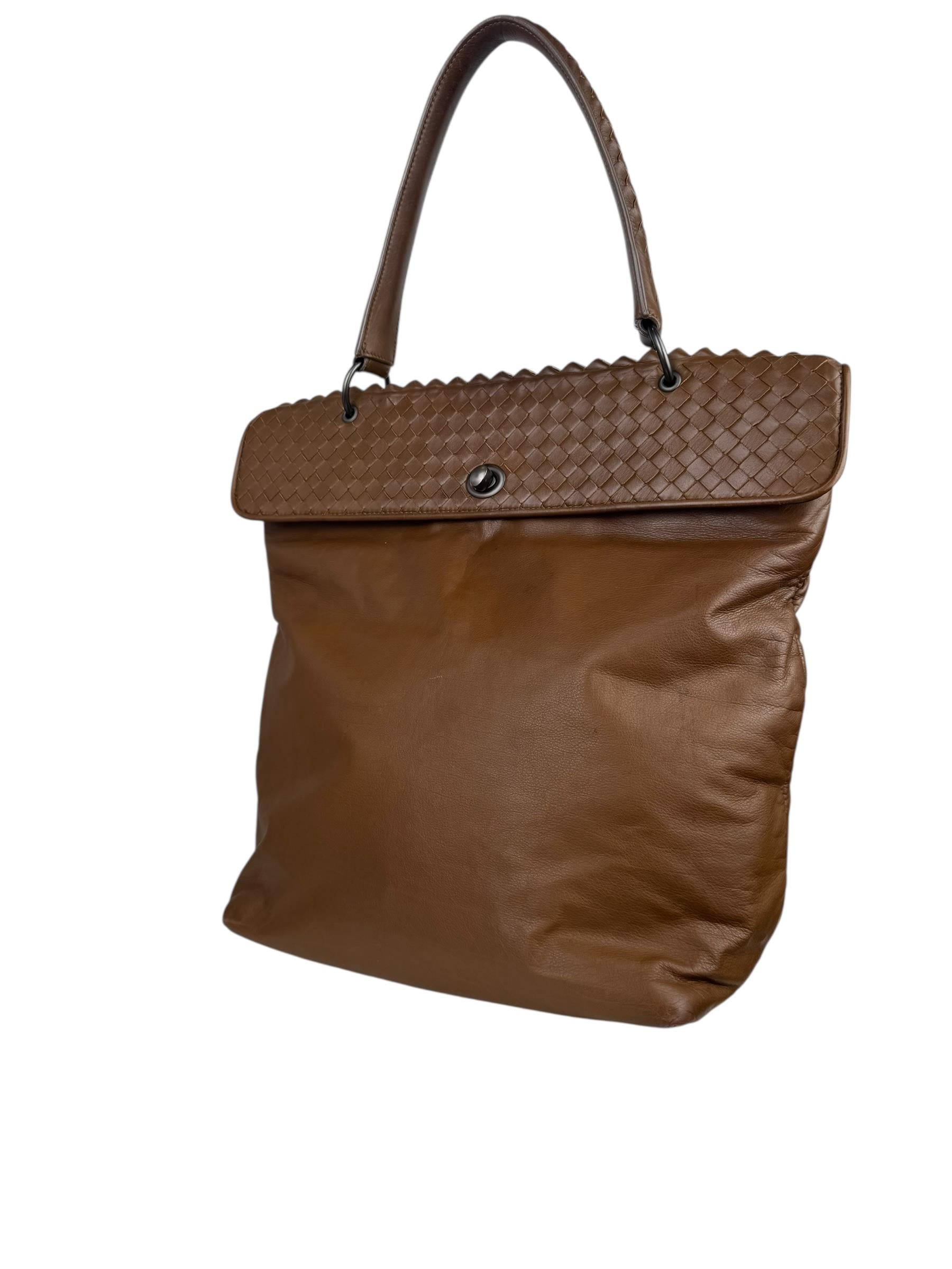 BOTTEGA VENETA INTRECCIATO TOP HANDLE BAG