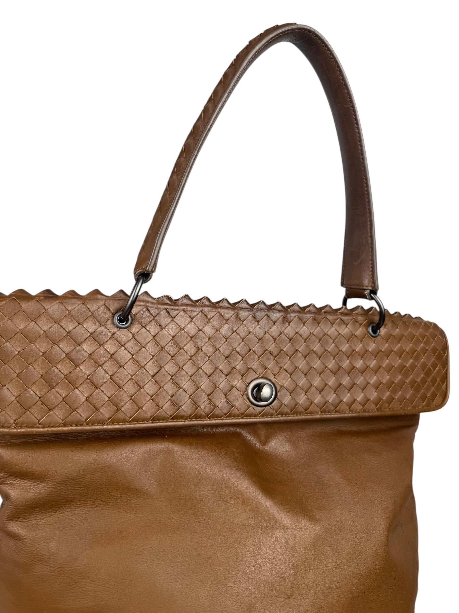BOTTEGA VENETA INTRECCIATO TOP HANDLE BAG