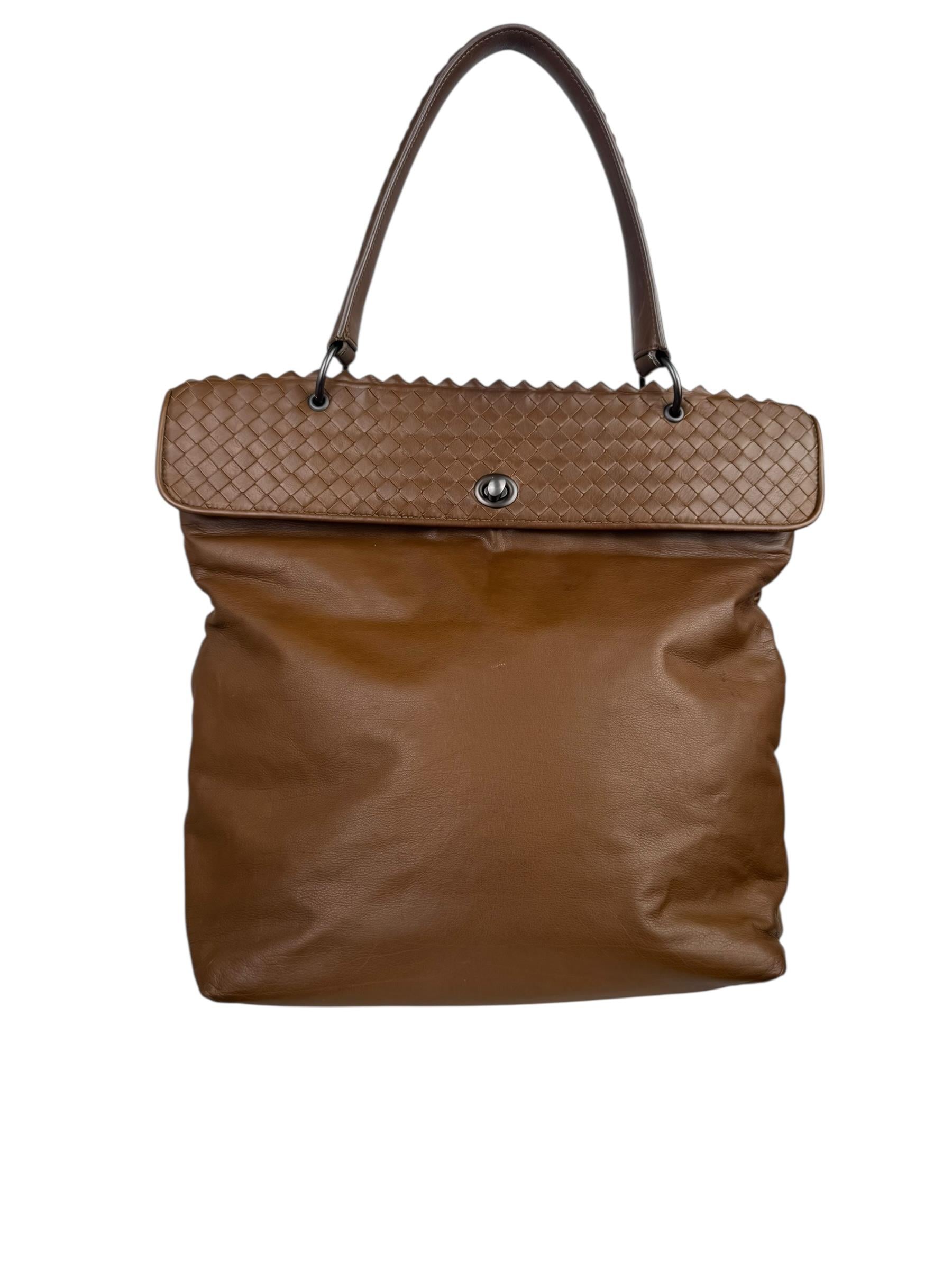 BOTTEGA VENETA INTRECCIATO TOP HANDLE BAG