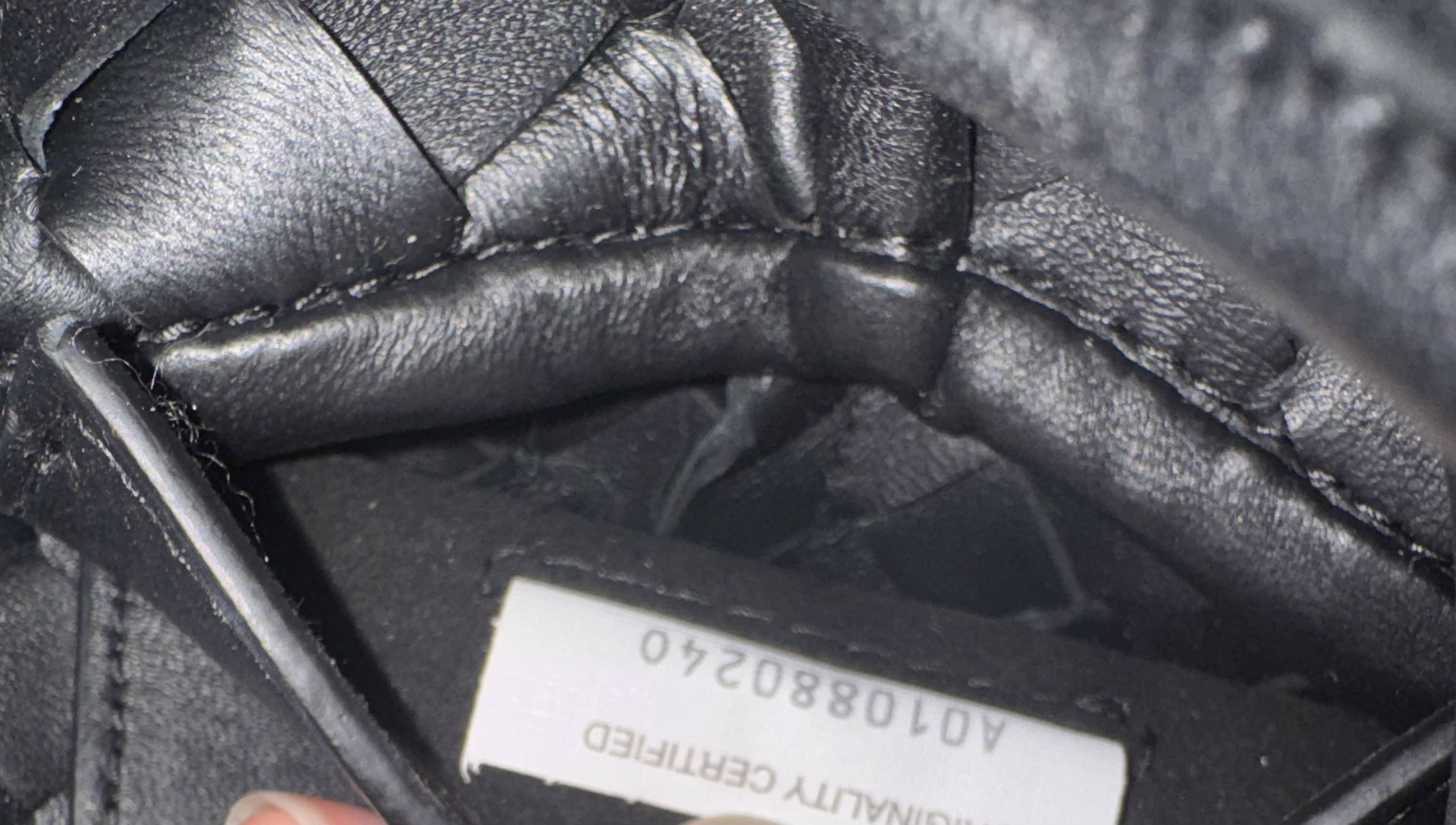 BOTTEGA VENETA MEDIUM BLACK ANDIAMO BAG