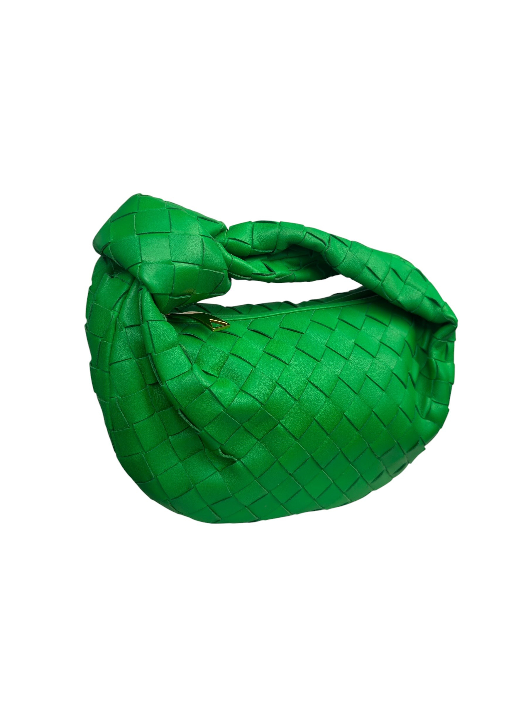 BOTTEGA VENETA MINI GREEN JODIE BAG