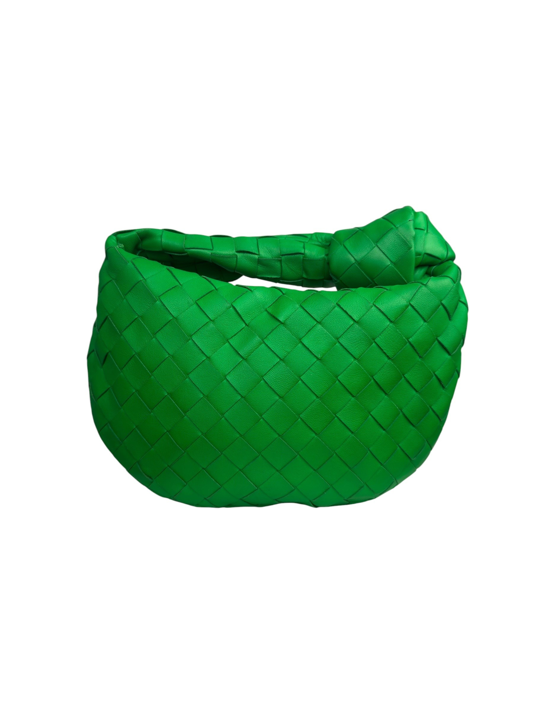 BOTTEGA VENETA MINI GREEN JODIE BAG