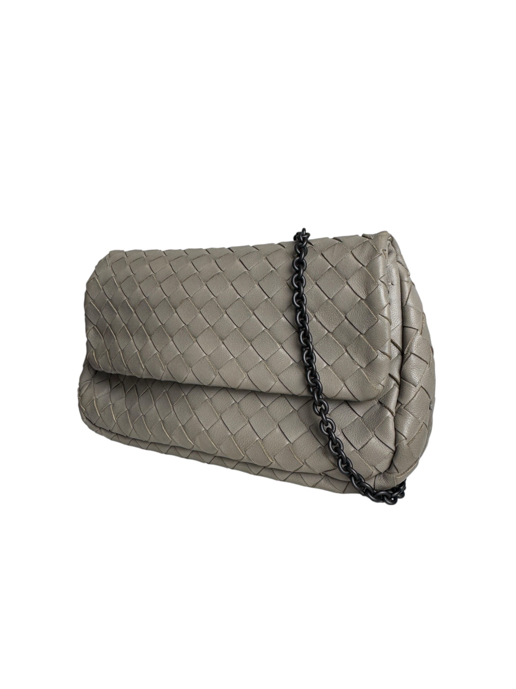 BOTTEGA VENETA MINI INTRECCIATO LEATHER BAG