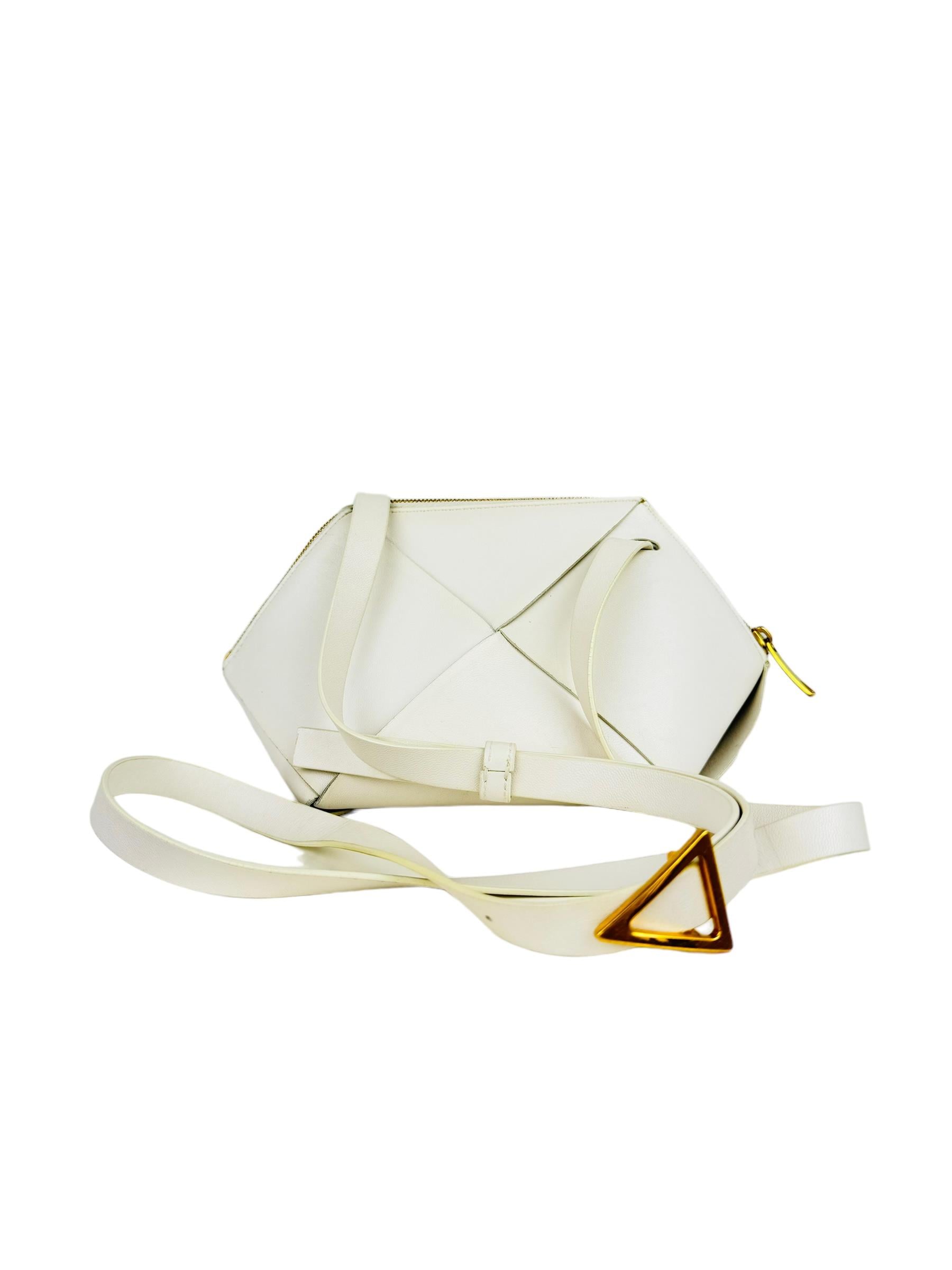 BOTTEGA VENETA WHITE CROSSBODY