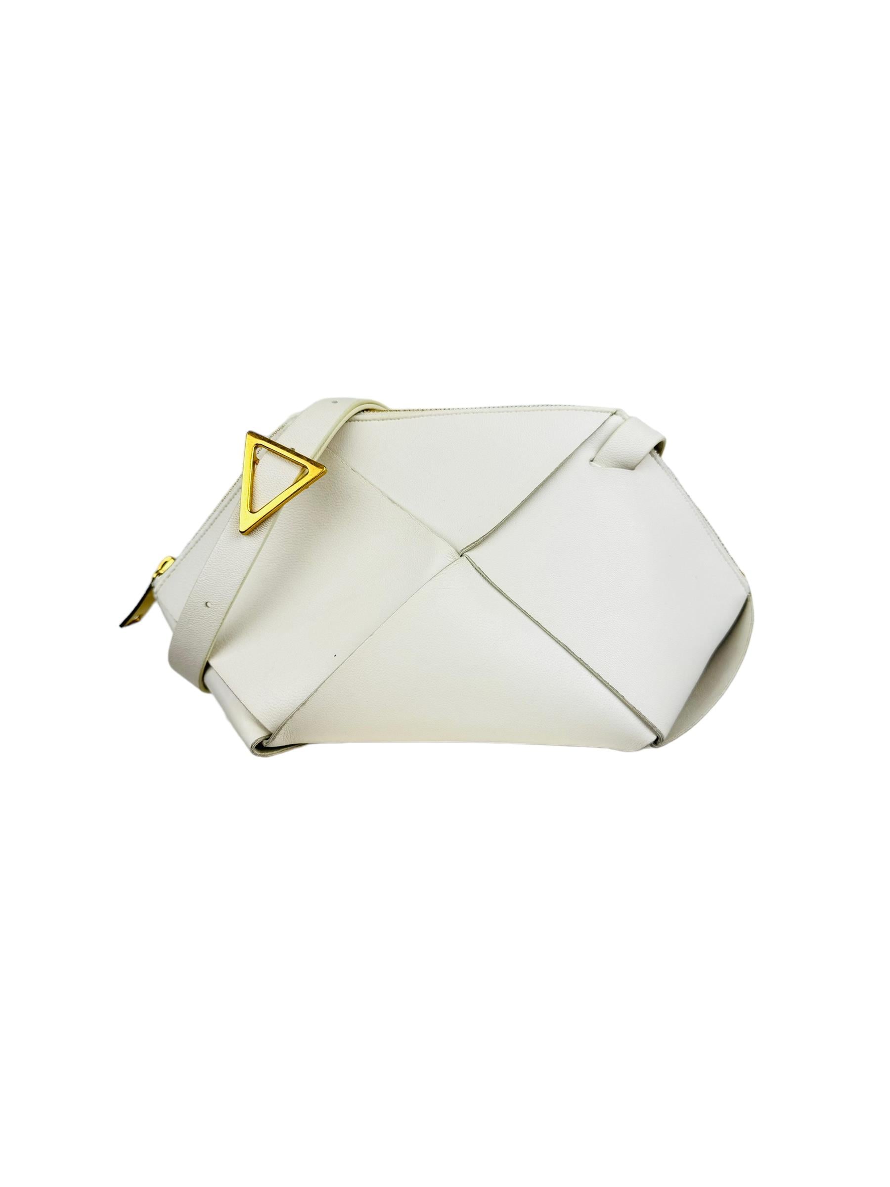 BOTTEGA VENETA WHITE CROSSBODY