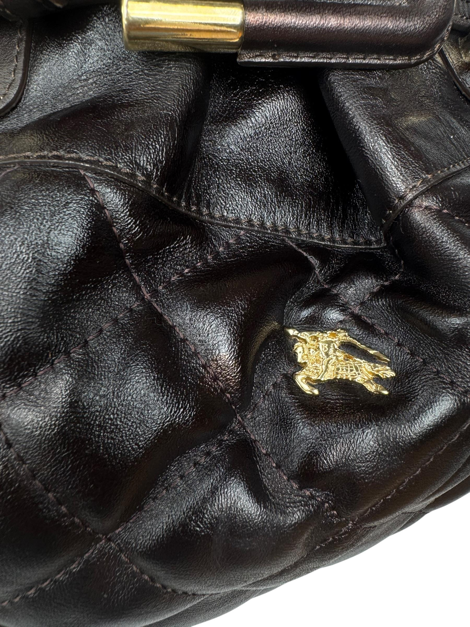 BUBERRY BROWN BEATON 2000S HANDBAG