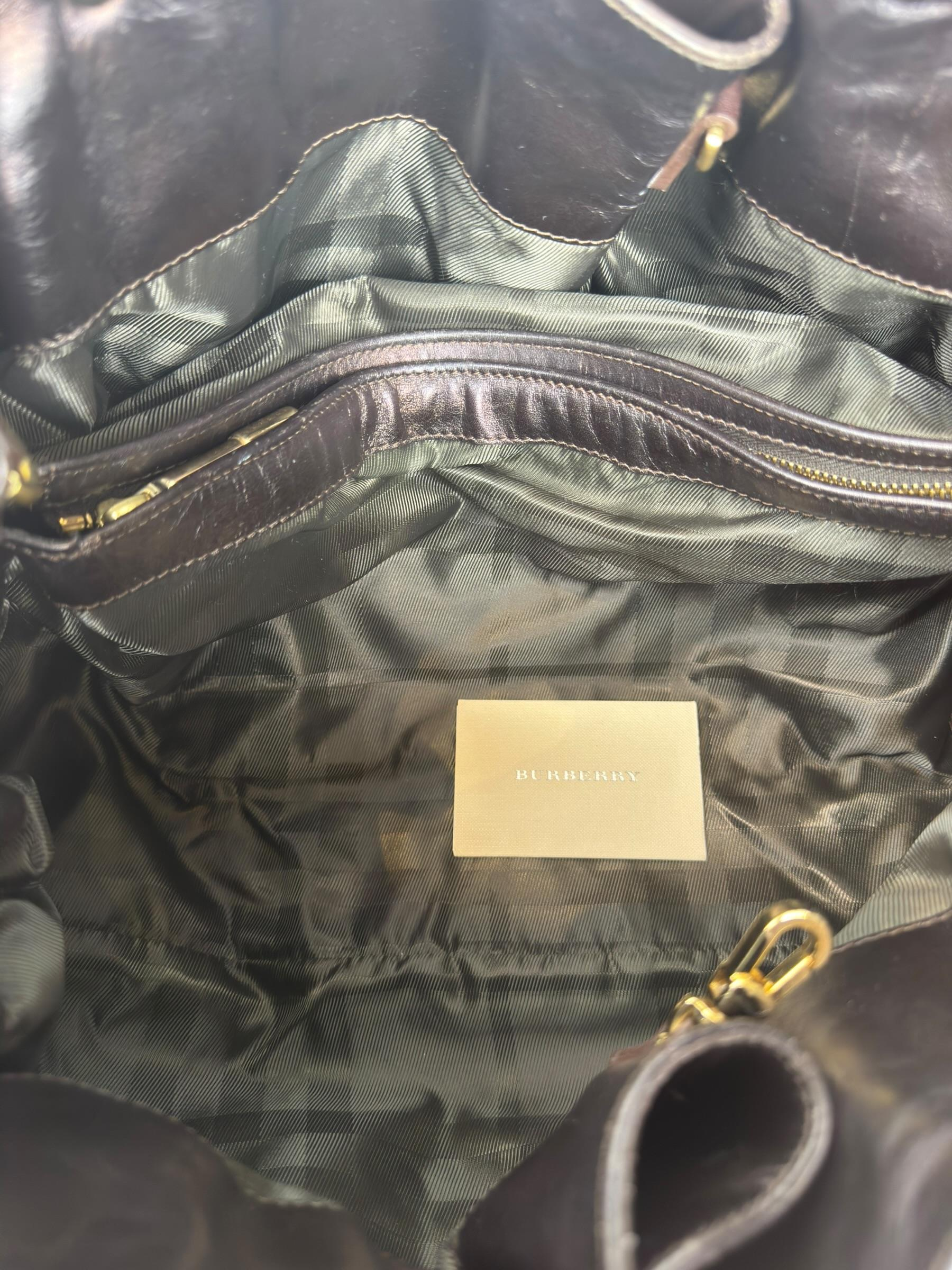 BUBERRY BROWN BEATON 2000S HANDBAG