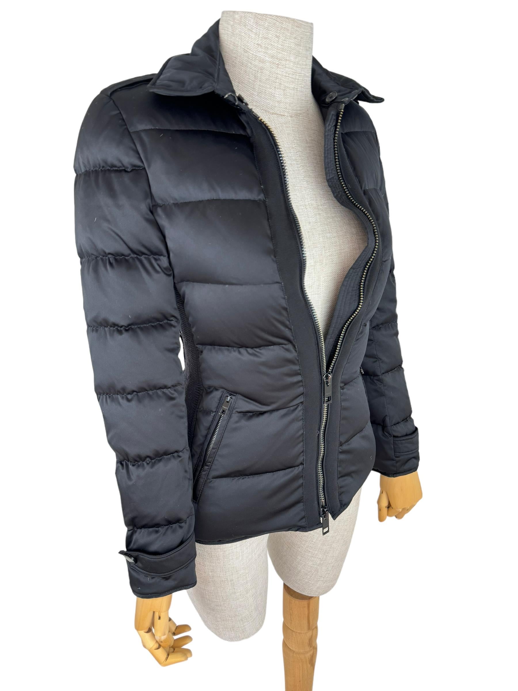 BURBERRY BLACK PUFFER JACKET