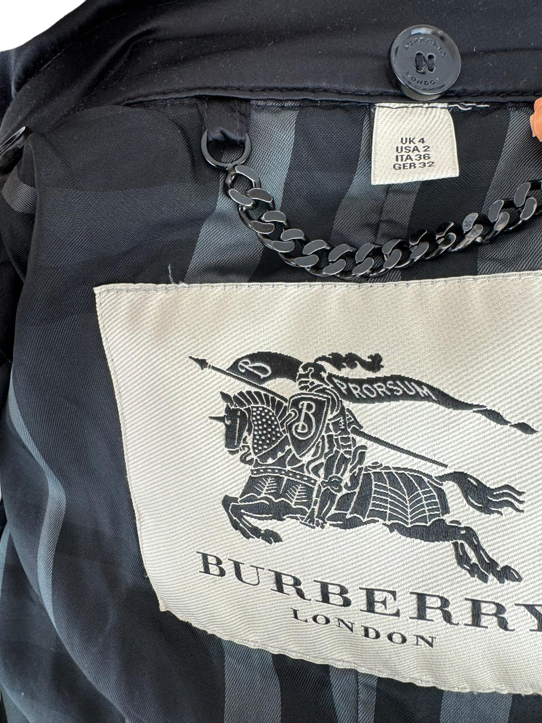BURBERRY BLACK PUFFER JACKET