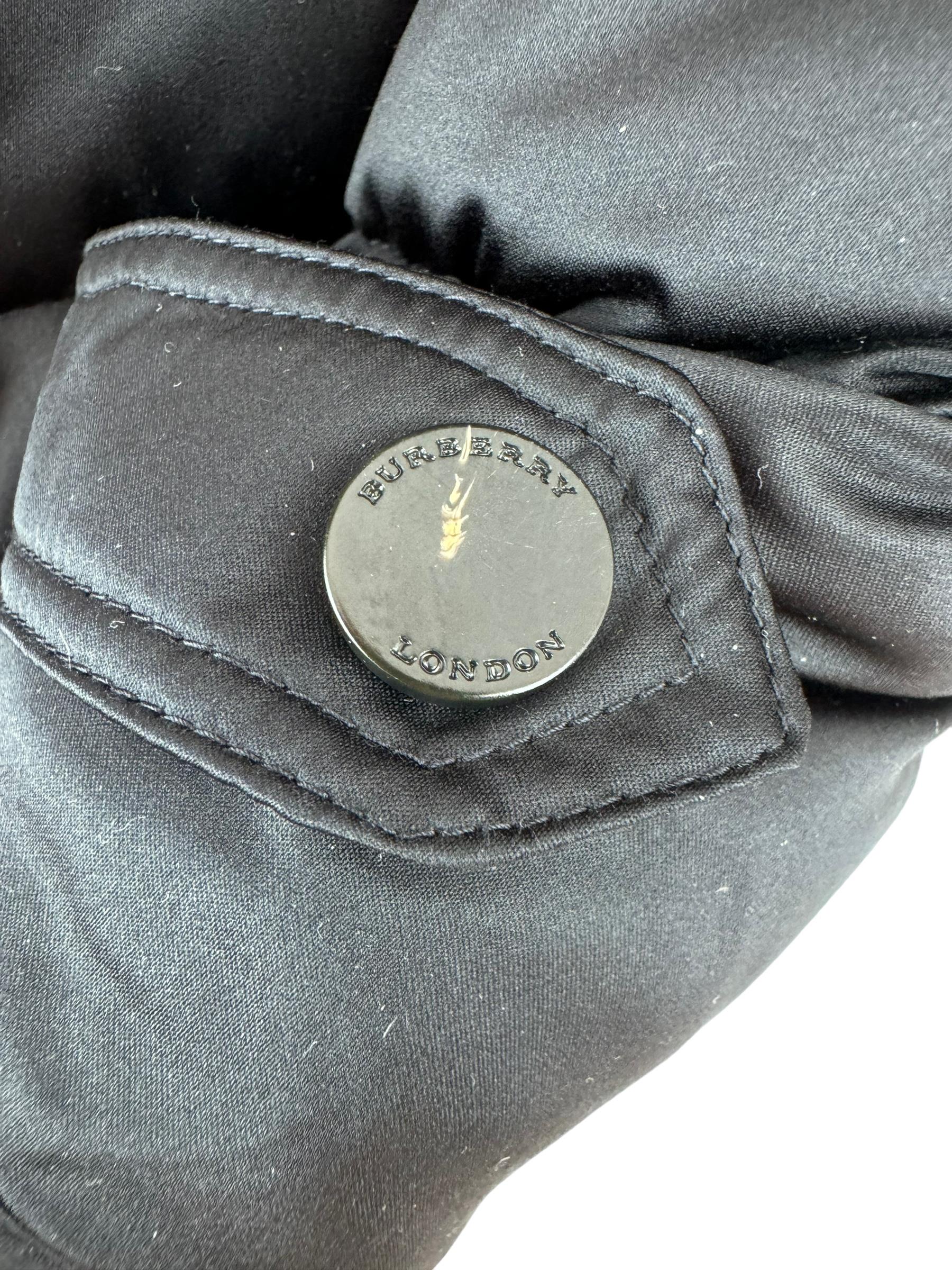 BURBERRY BLACK PUFFER JACKET