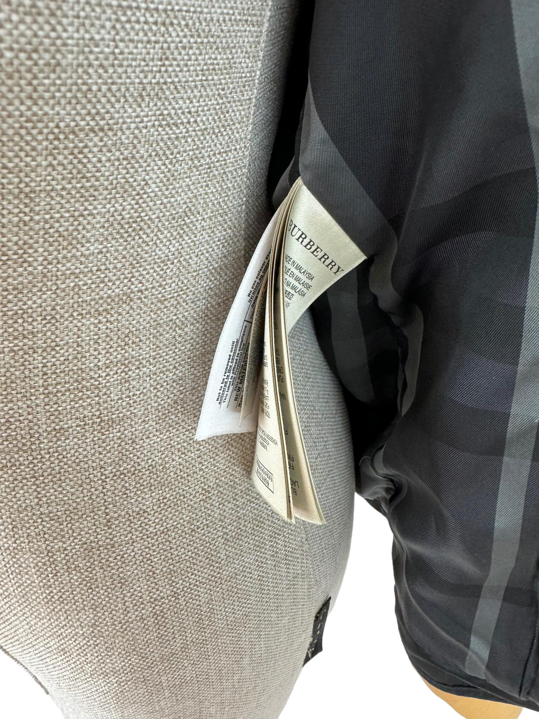 BURBERRY BLACK PUFFER JACKET
