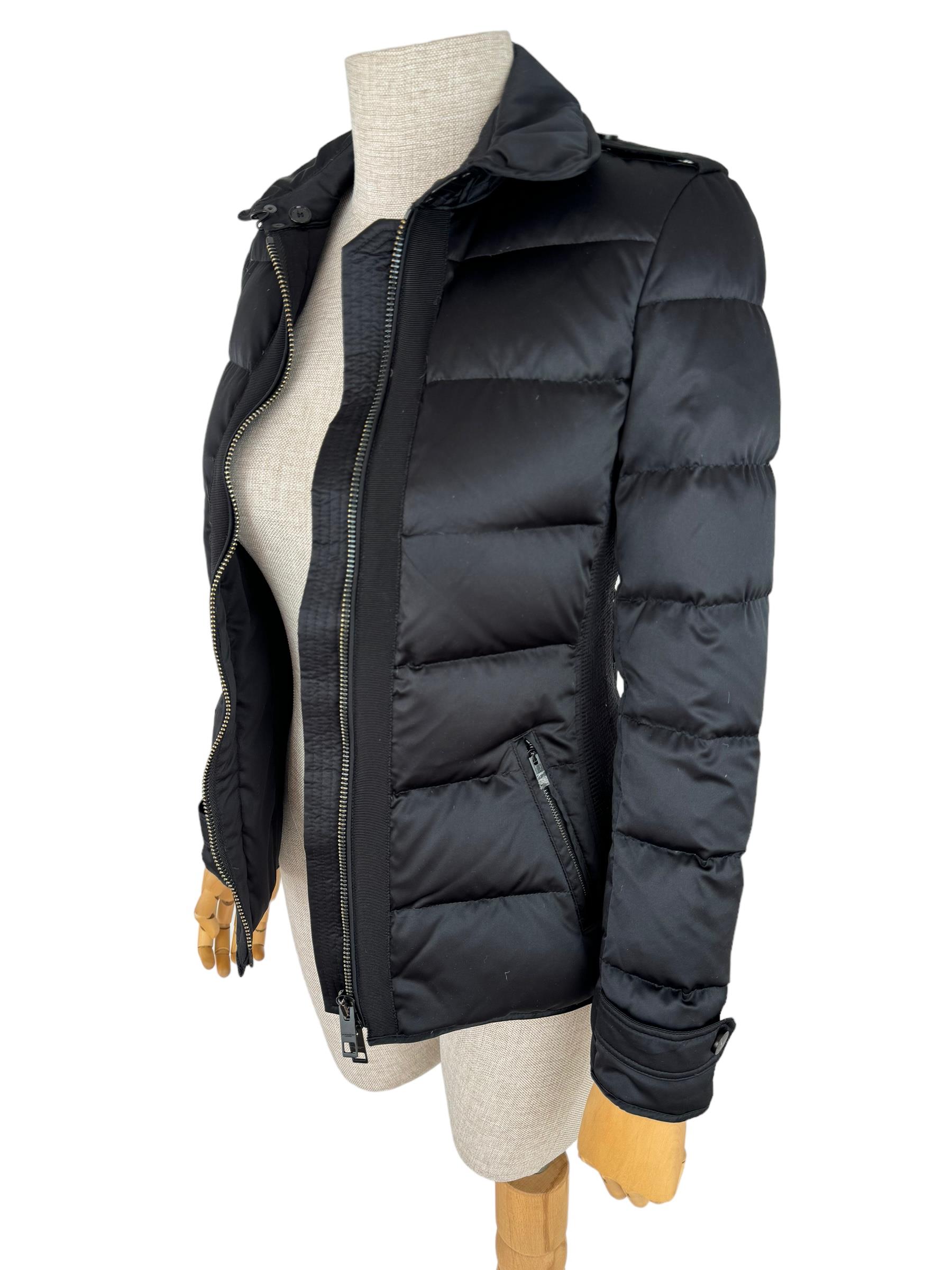 BURBERRY BLACK PUFFER JACKET