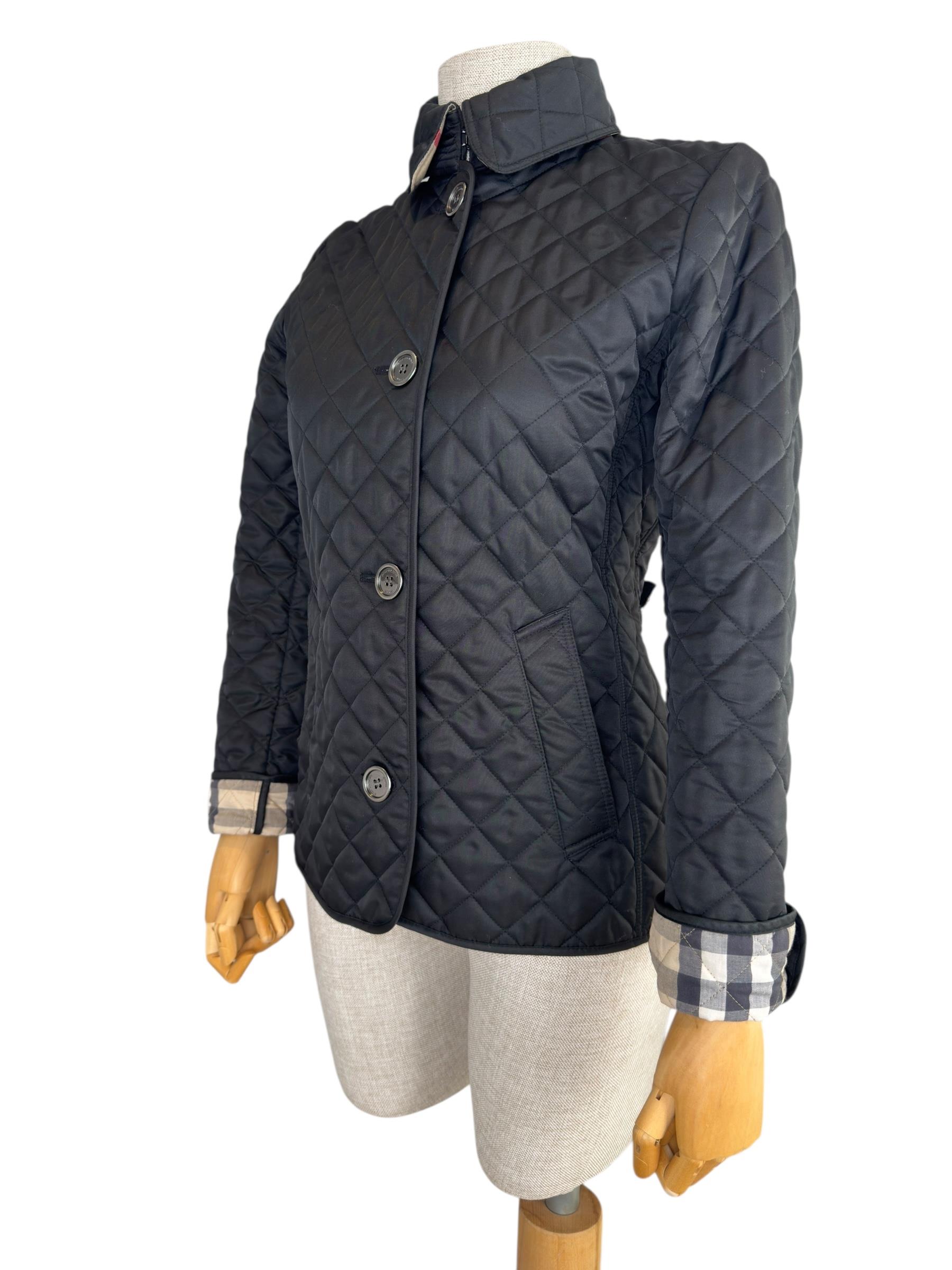 BURBERRY BLACK QUILTED JACKET