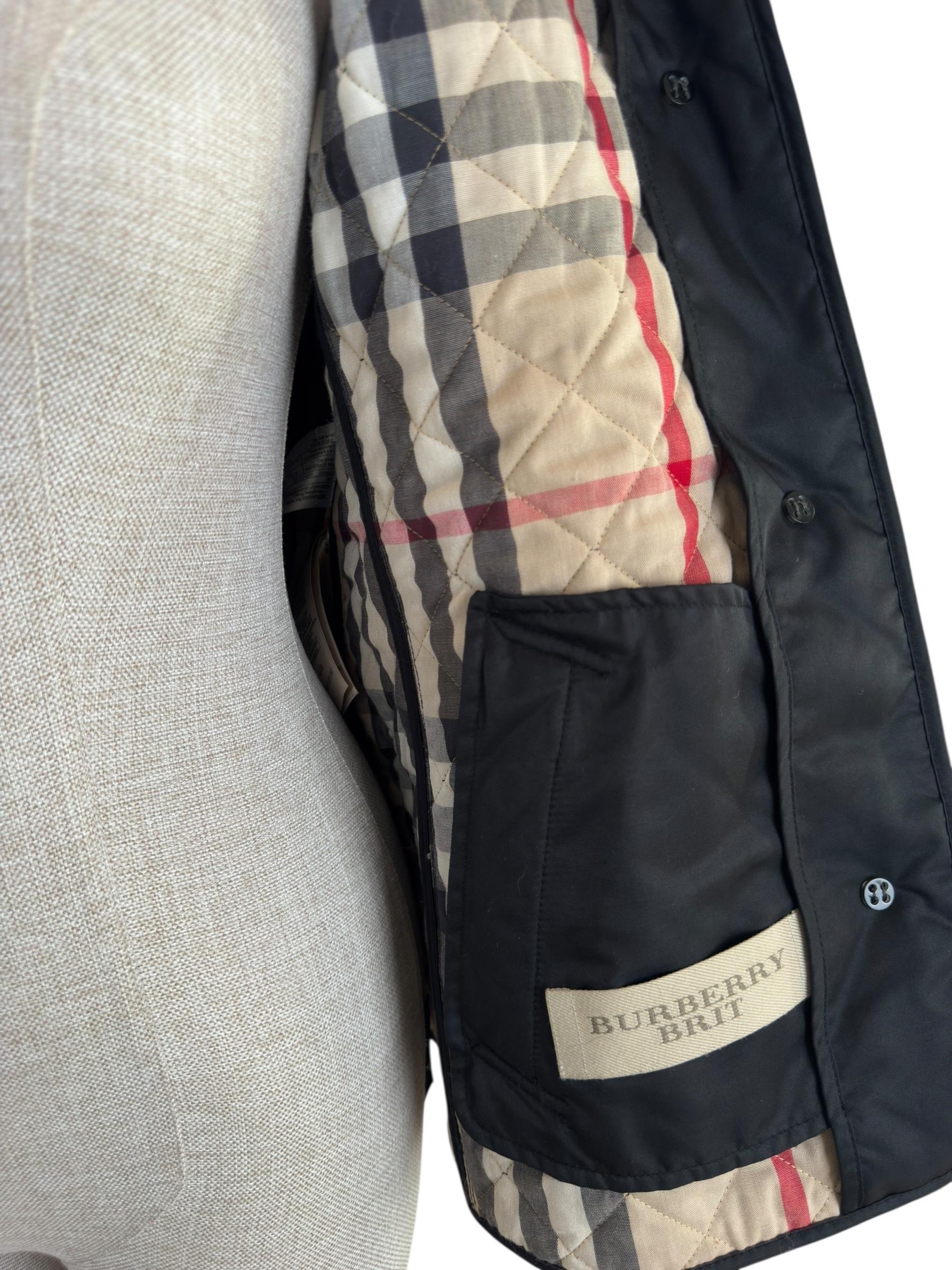 BURBERRY BLACK QUILTED JACKET
