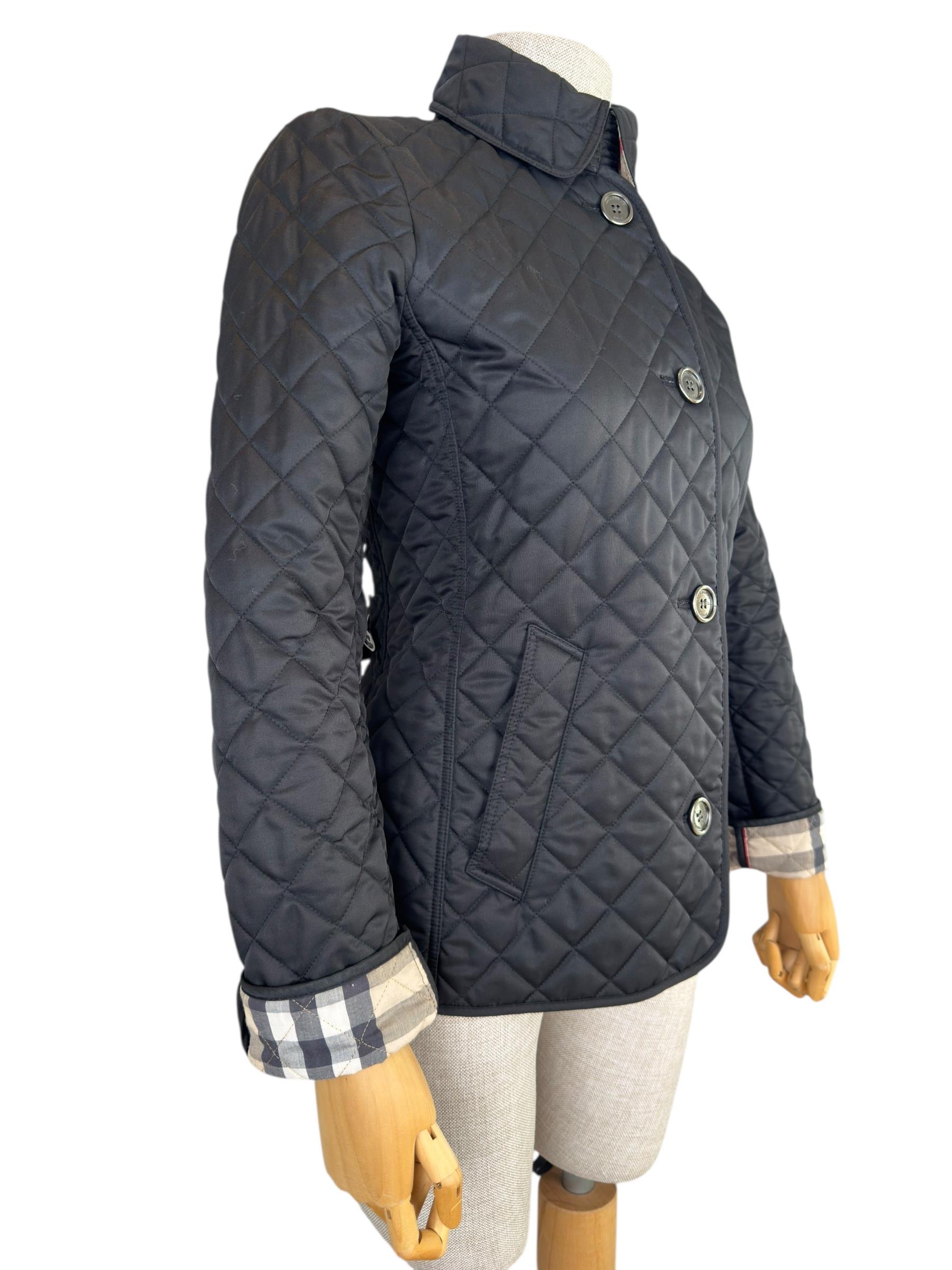 BURBERRY BLACK QUILTED JACKET