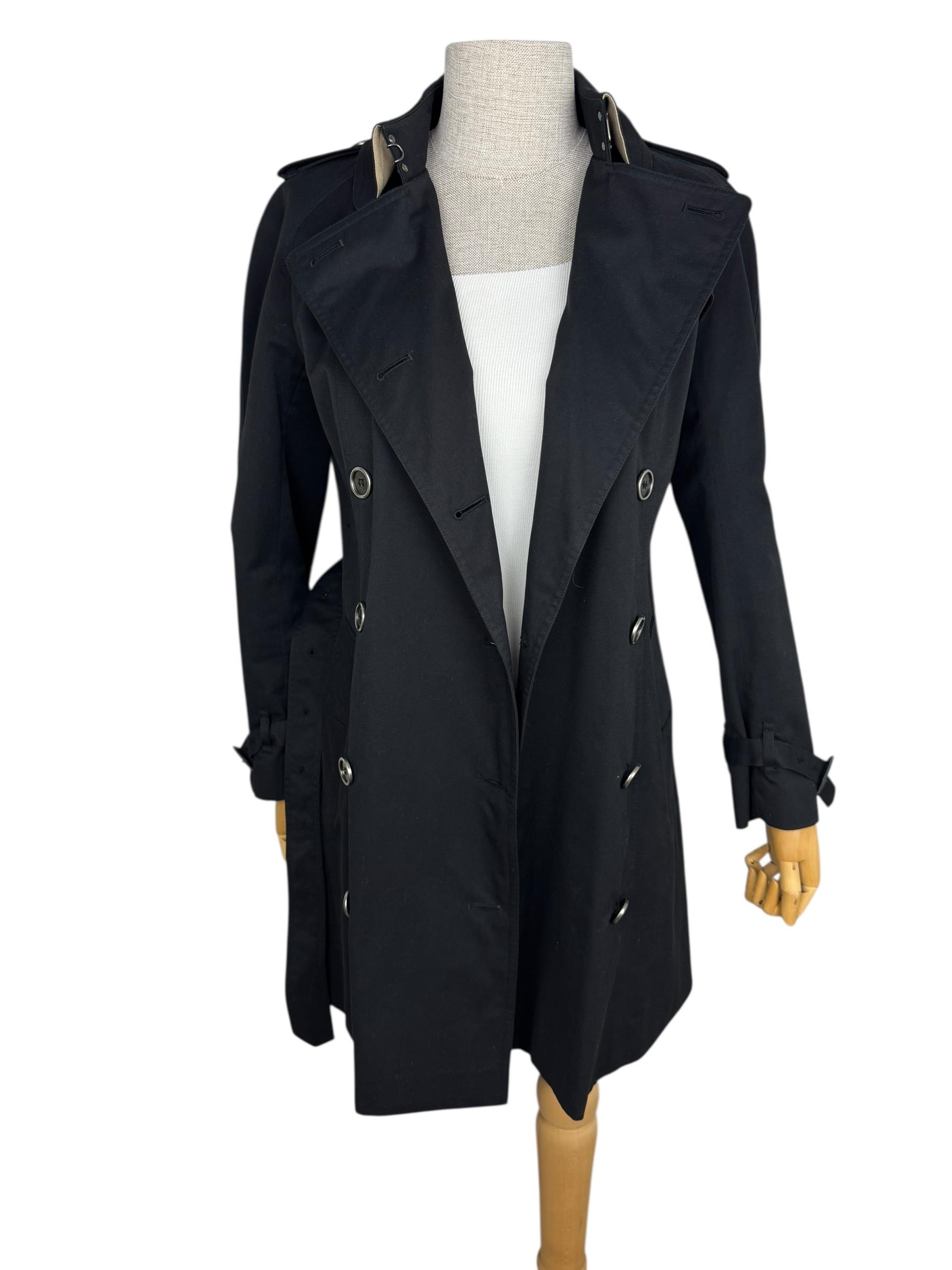 BURBERRY BLACK TRENCHCOAT