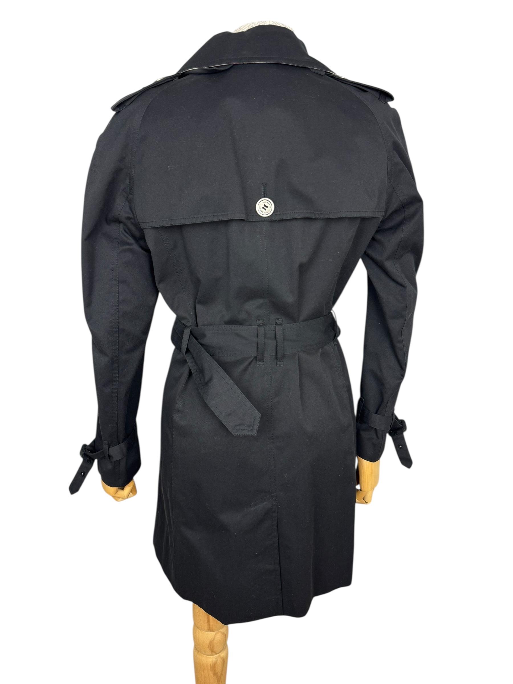 BURBERRY BLACK TRENCHCOAT