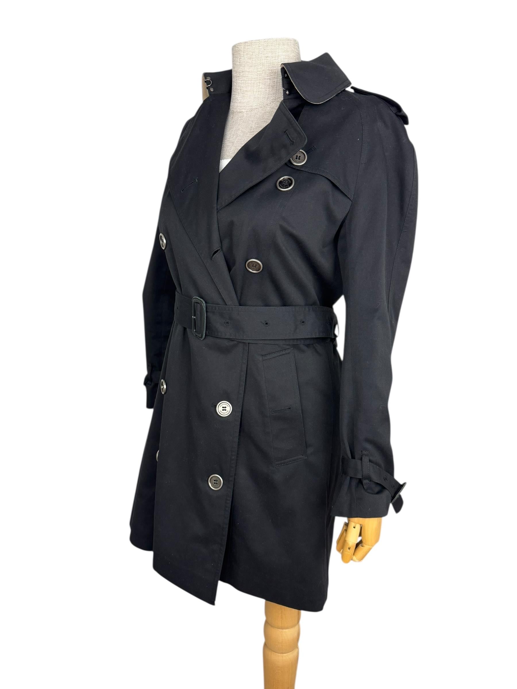 BURBERRY BLACK TRENCHCOAT