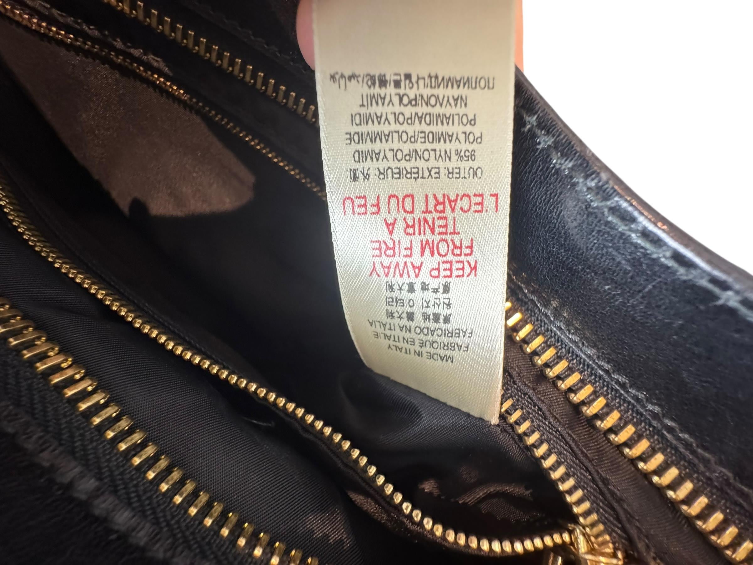 BURBERRY CANVAS NOVA CHECK SHOULDER BAG