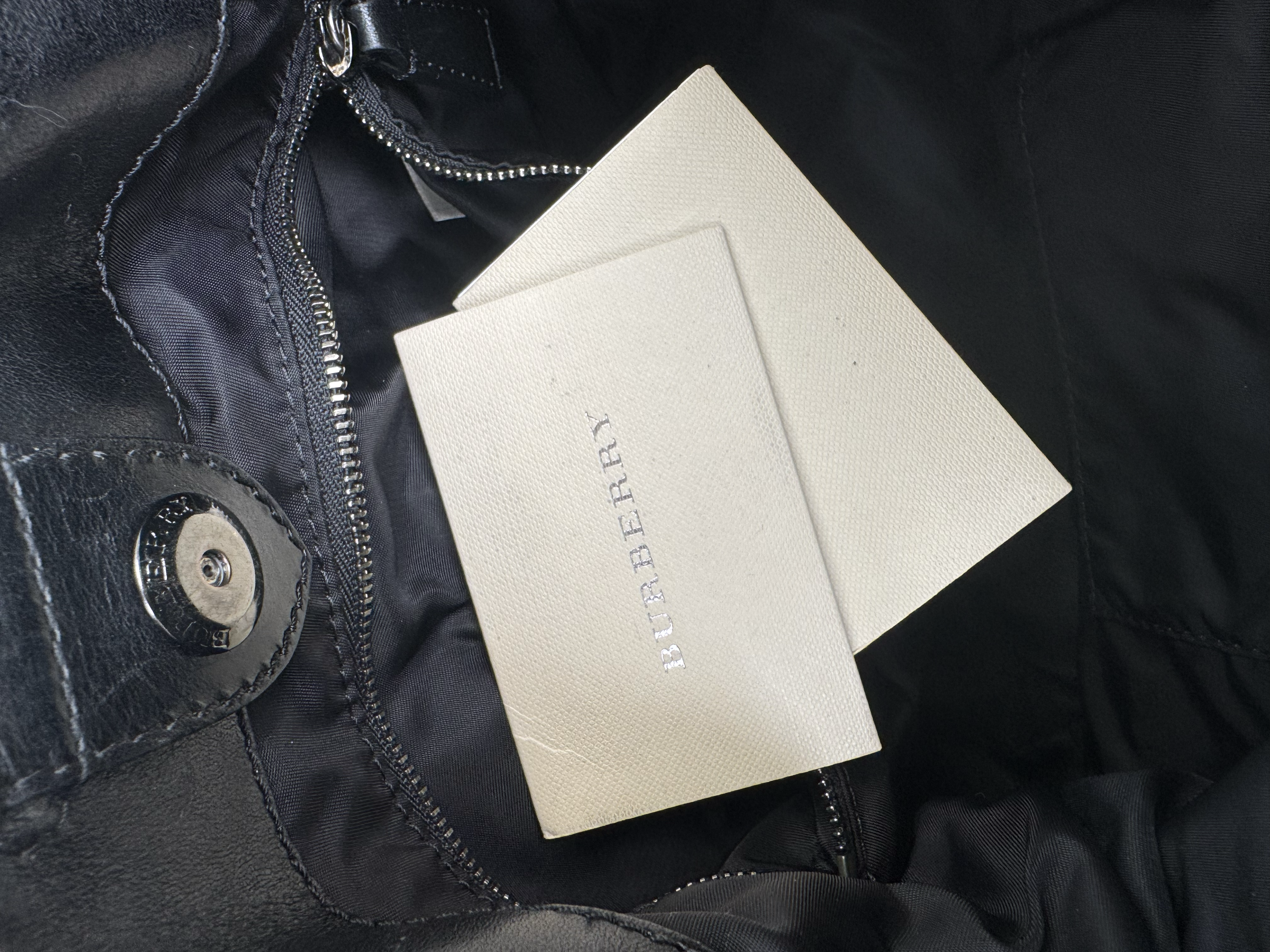 BURBERRY CANVAS STUDDED NOVA CHECK TOTE