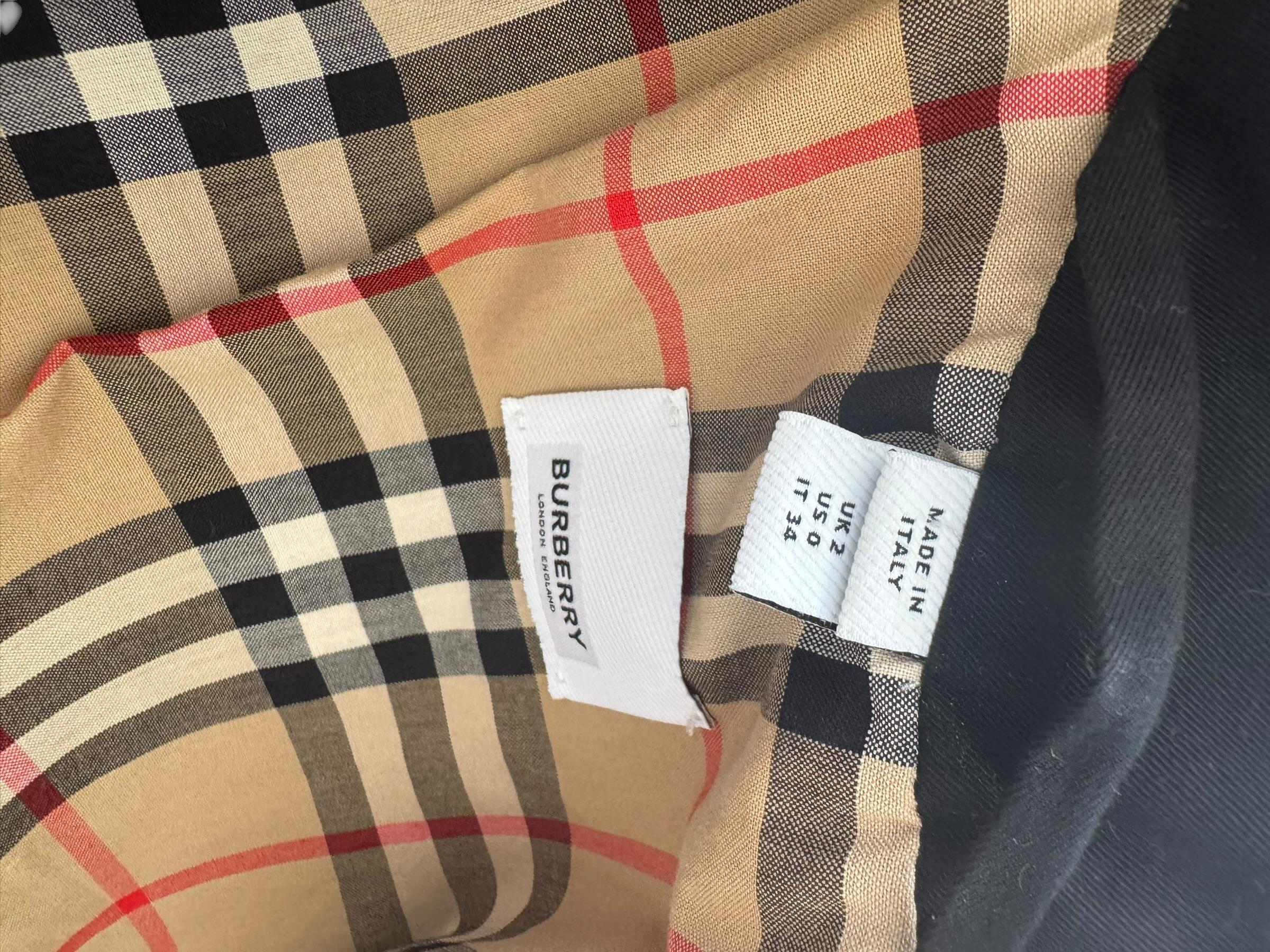 BURBERRY COTTON/SILK TWILL JACKET