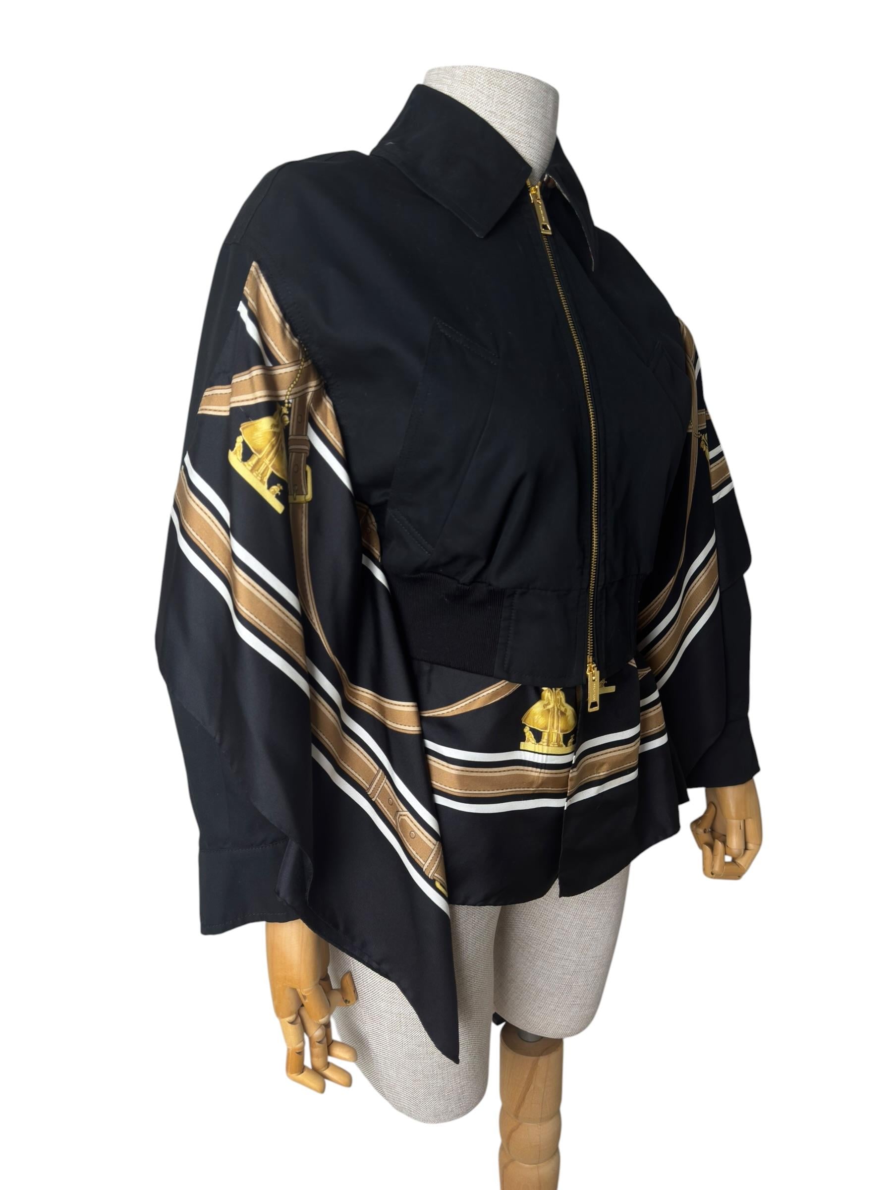 BURBERRY COTTON/SILK TWILL JACKET