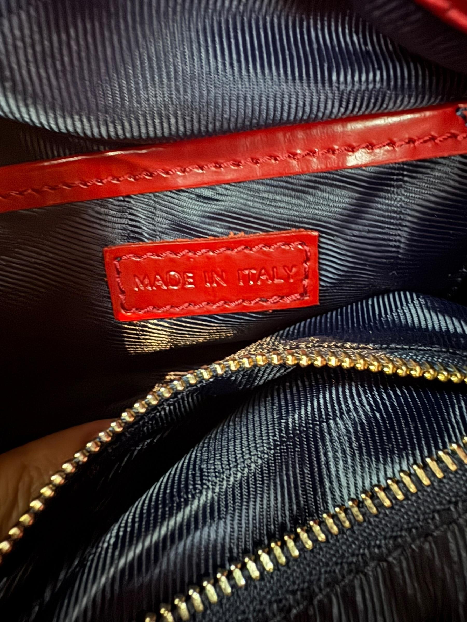 BURBERRY DENIM RED SHOULDER BAG