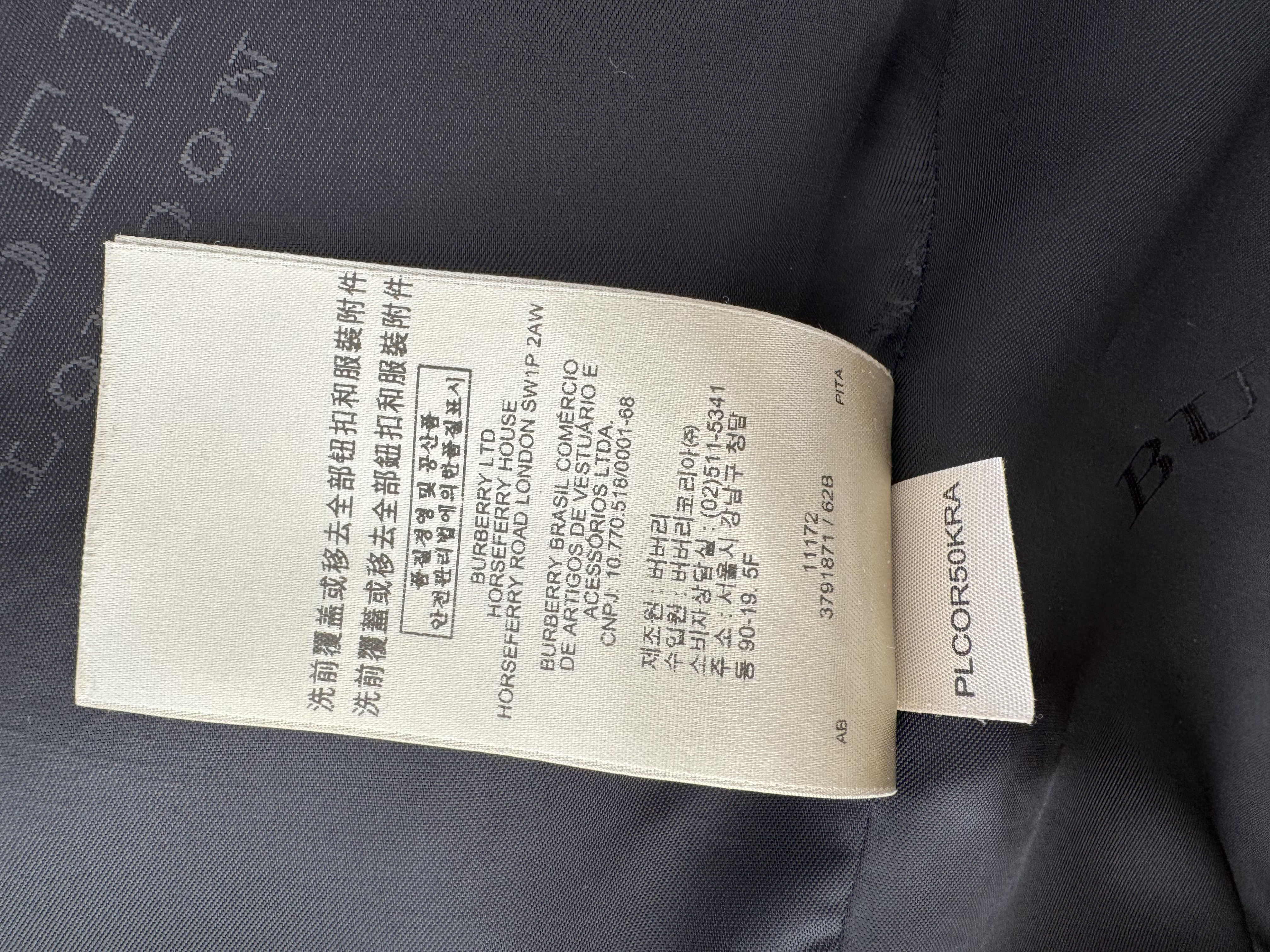 BURBERRY GRAY NOVA TRENCHCOAT