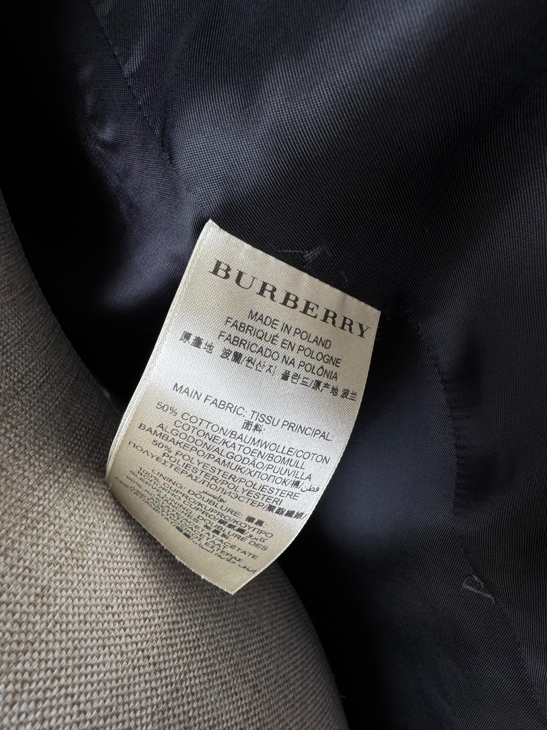 BURBERRY GRAY NOVA TRENCHCOAT