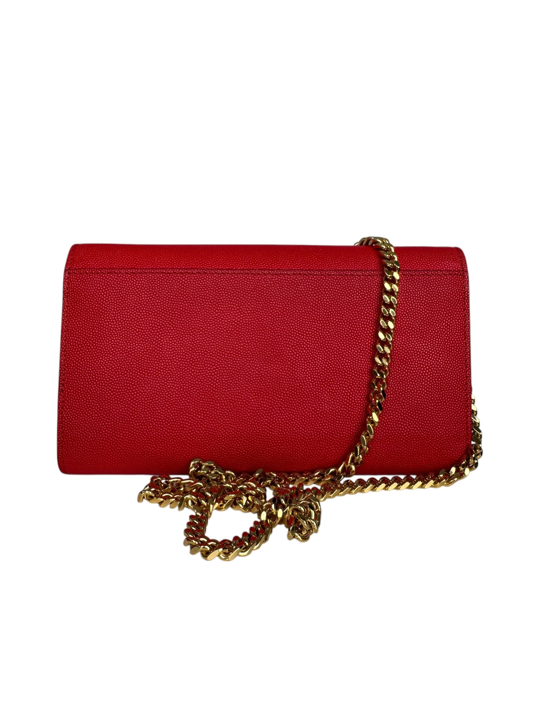 BURBERRY LEATHER CHAIN BAG