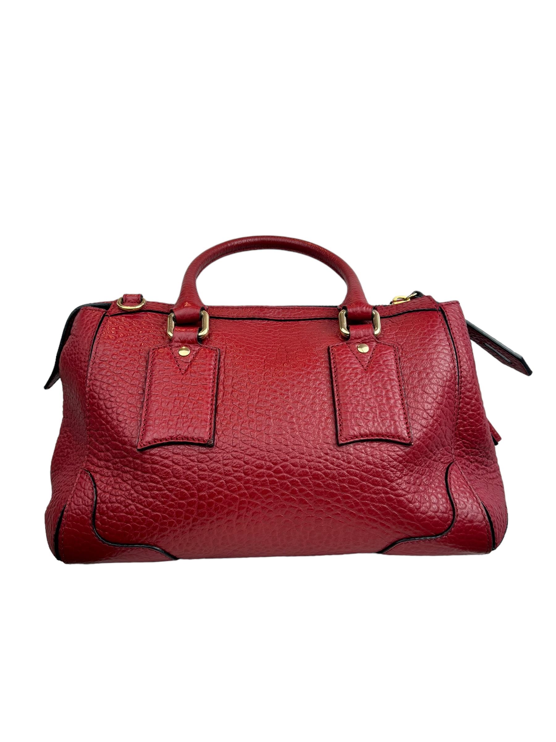 BURBERRY LEATHER TOTE BAG