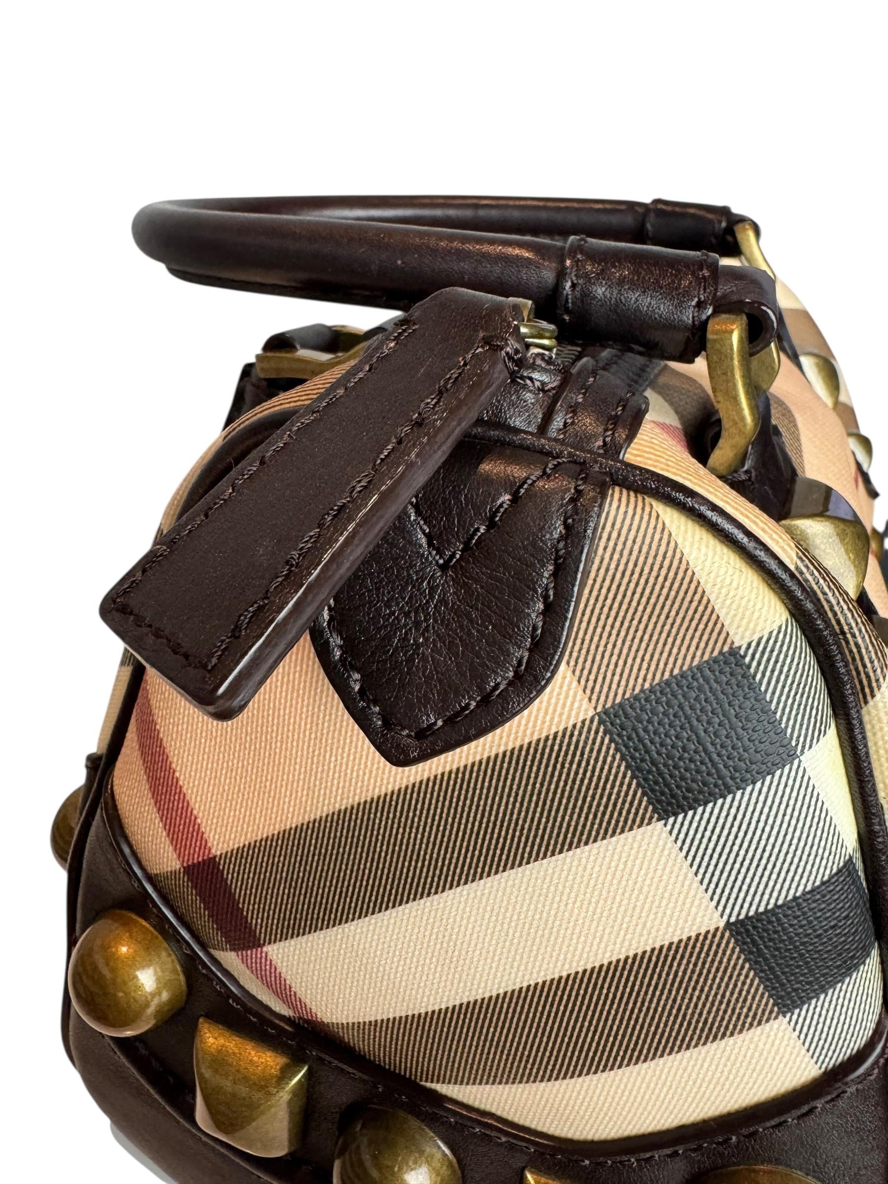 BURBERRY NOVA CHECK BOWLING BAG