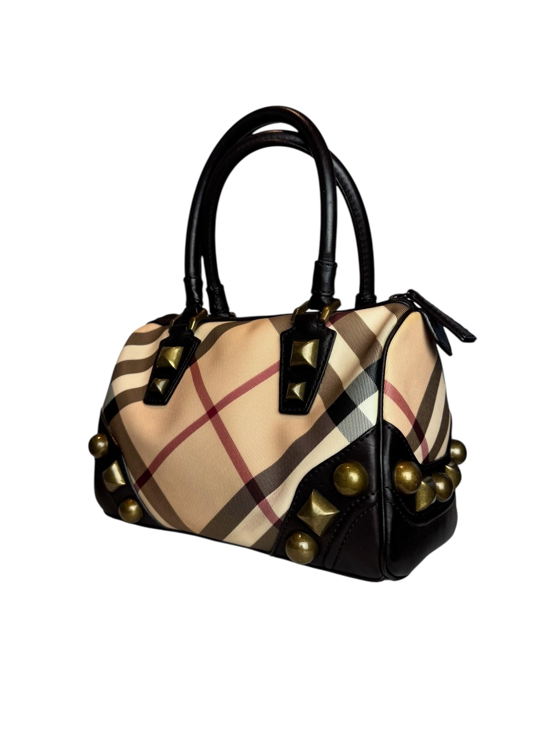 BURBERRY NOVA CHECK BOWLING BAG
