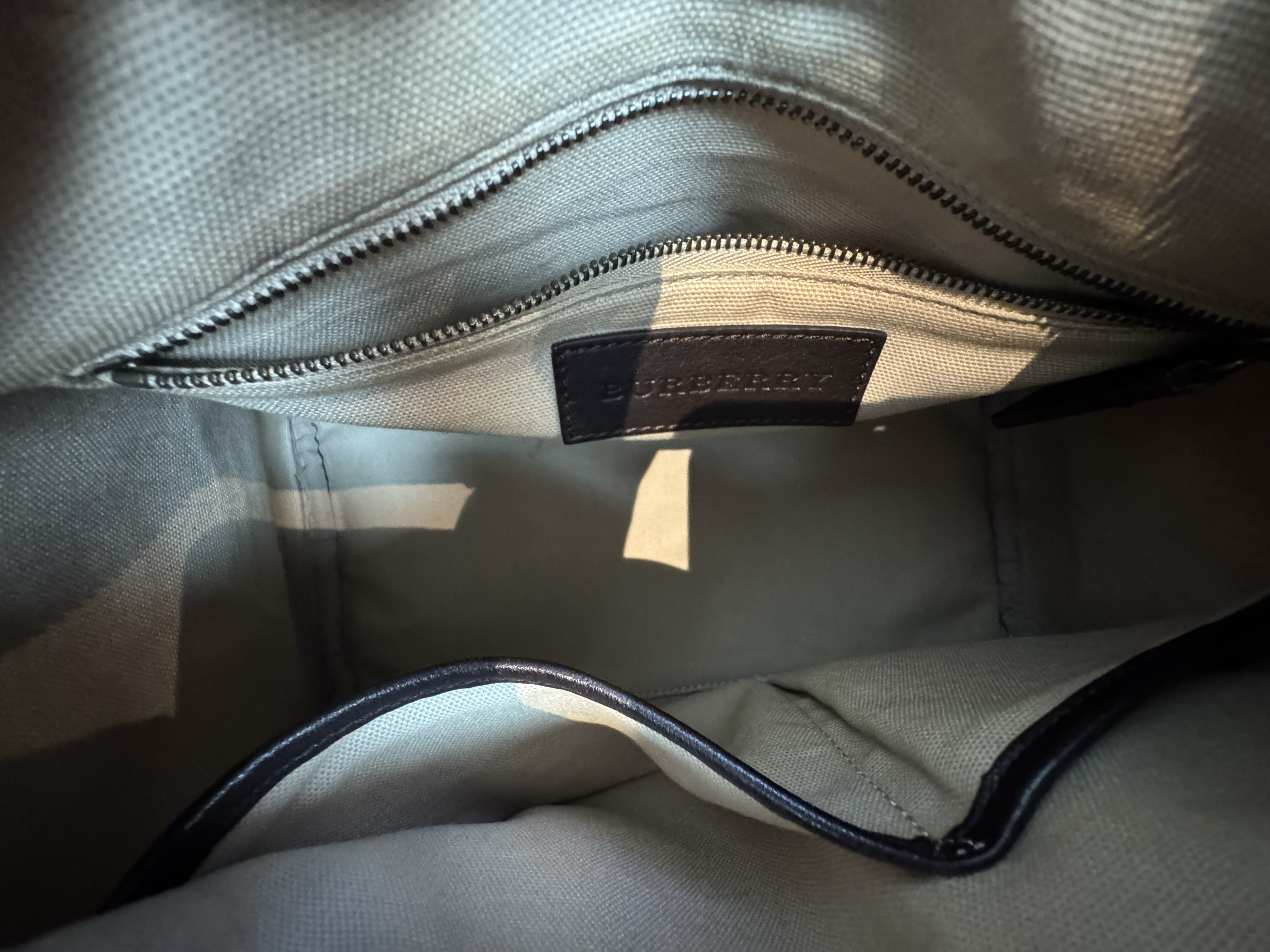 BURBERRY NOVA CHECK BOWLING BAG