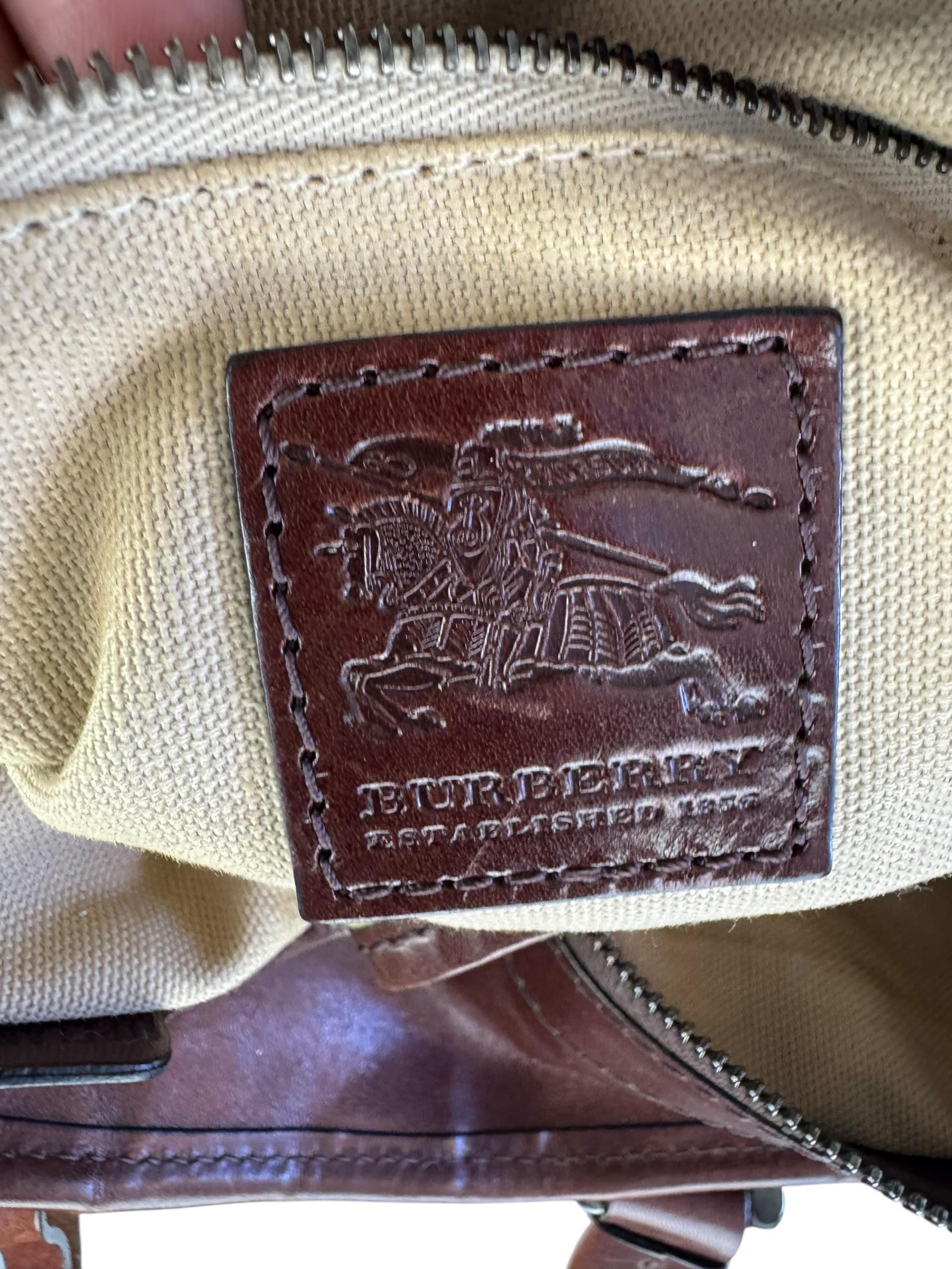 BURBERRY NOVA CHECK TOTE BAG