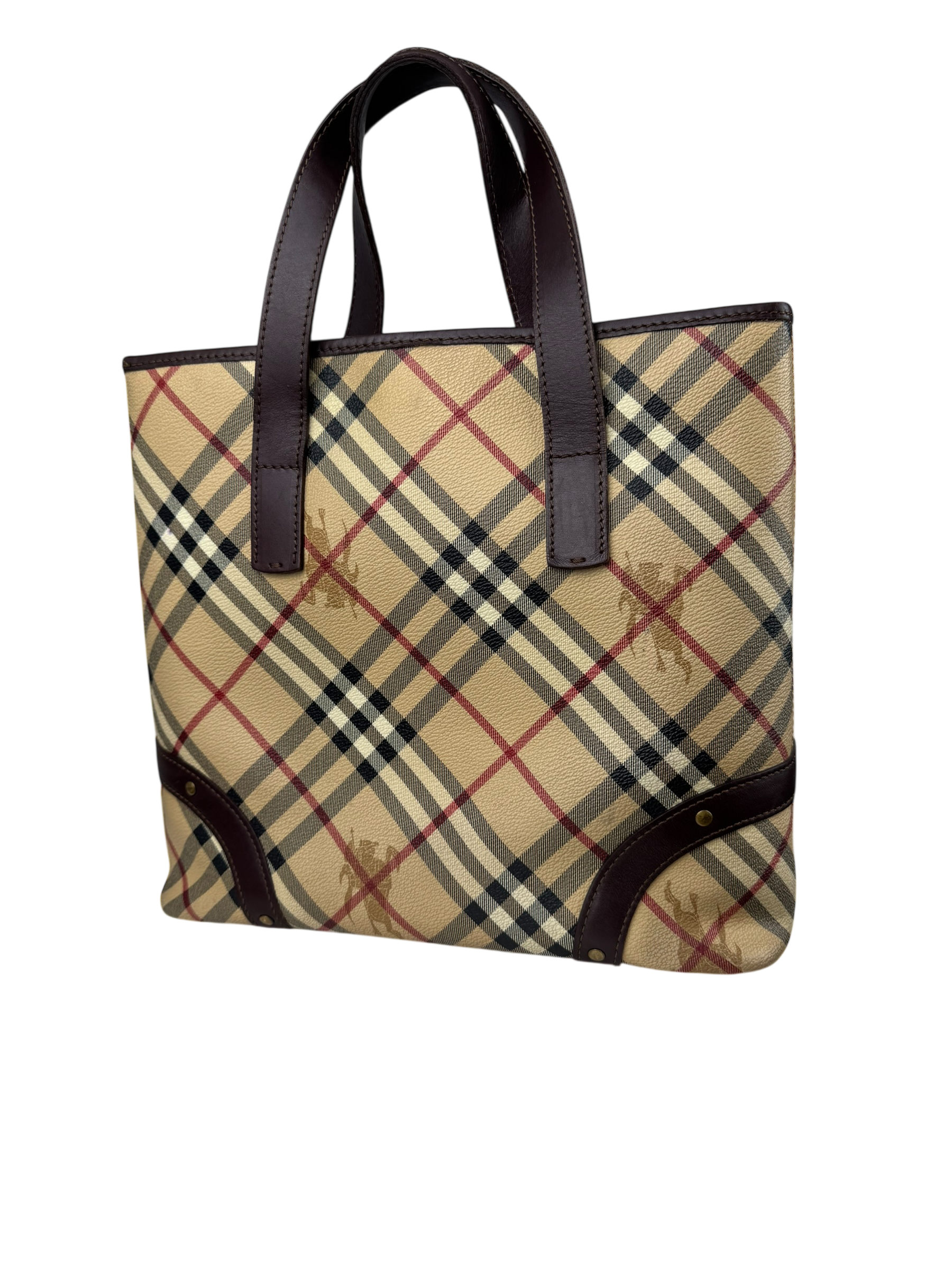 BURBERRY NOVA CHECK TOTE BAG