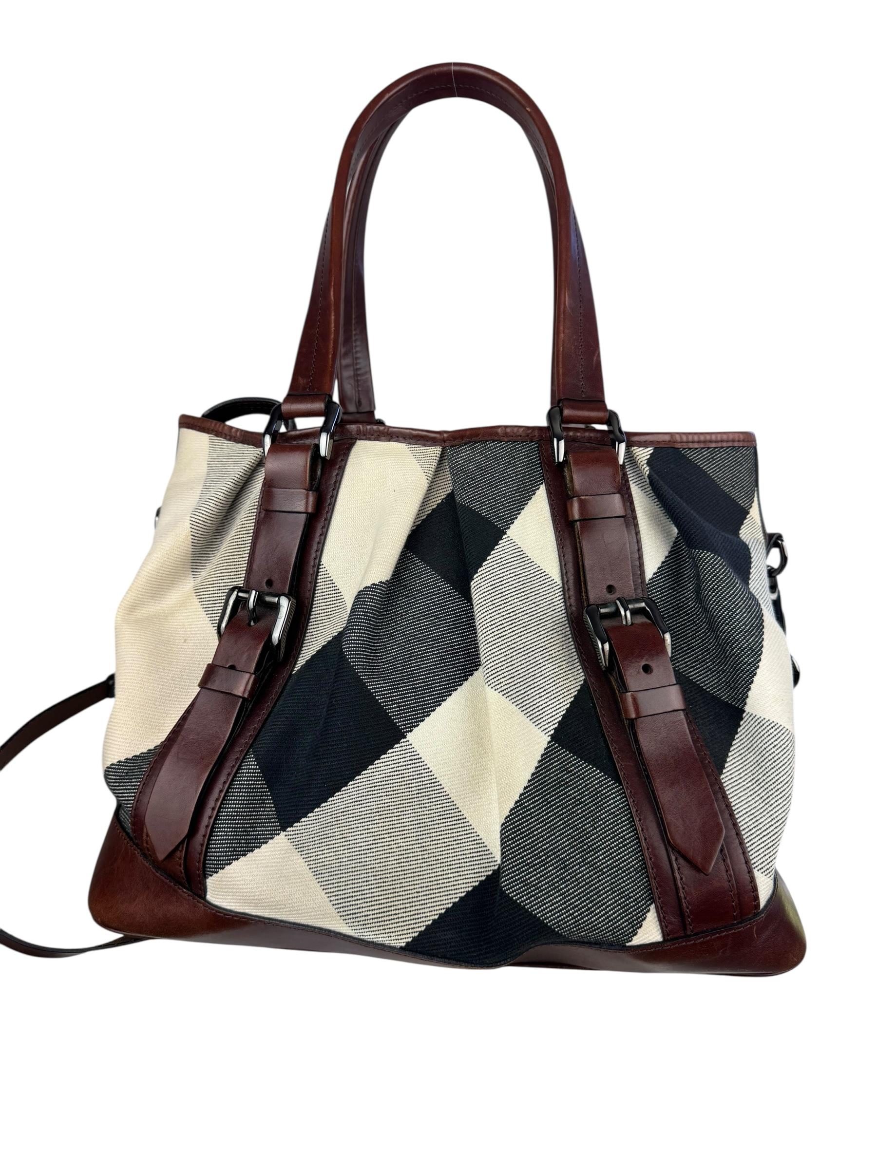 BURBERRY NOVA CHECK TOTE BAG