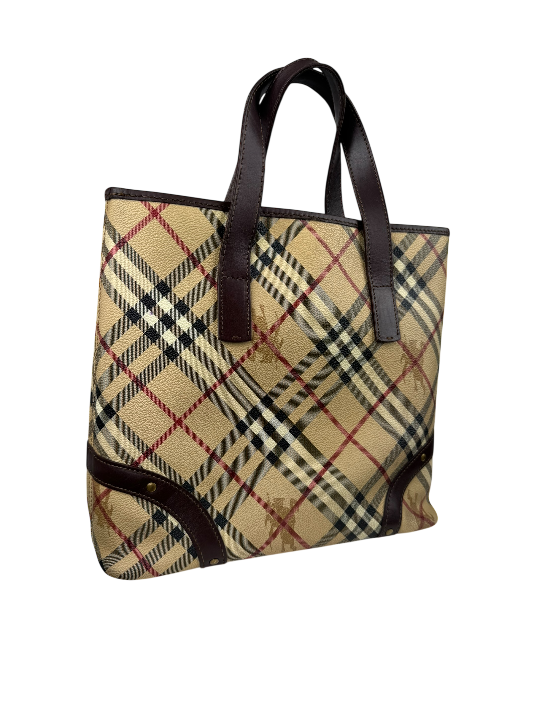 BURBERRY NOVA CHECK TOTE BAG