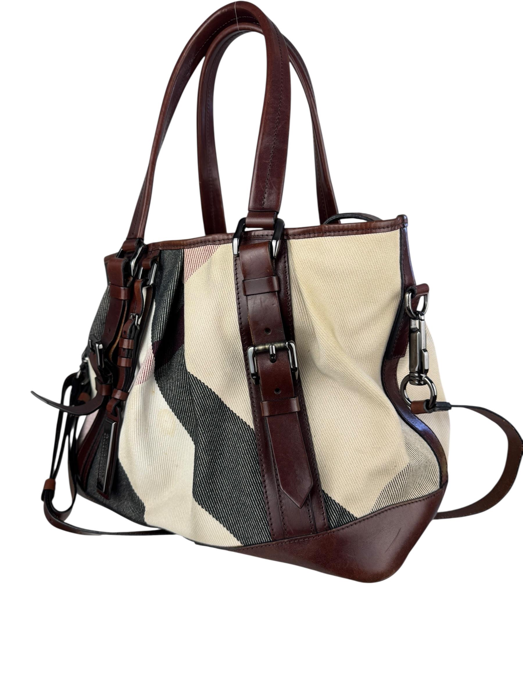 BURBERRY NOVA CHECK TOTE BAG