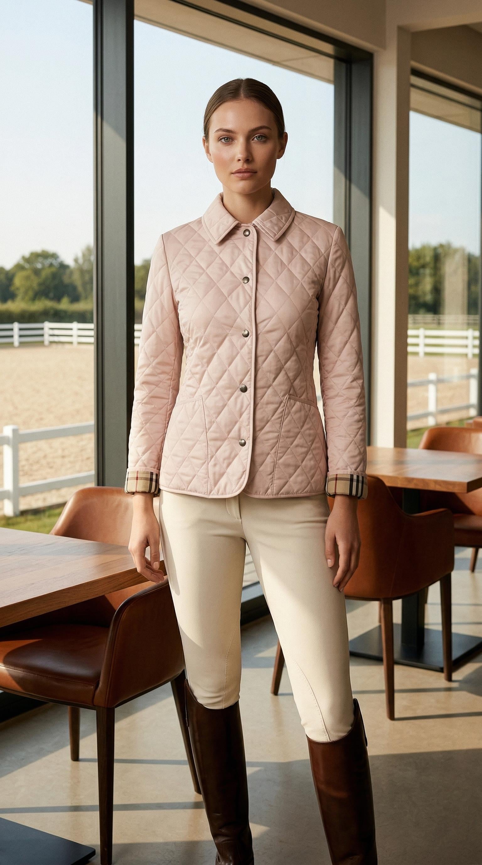 BURBERRY POUDREE QUILTED JACKET