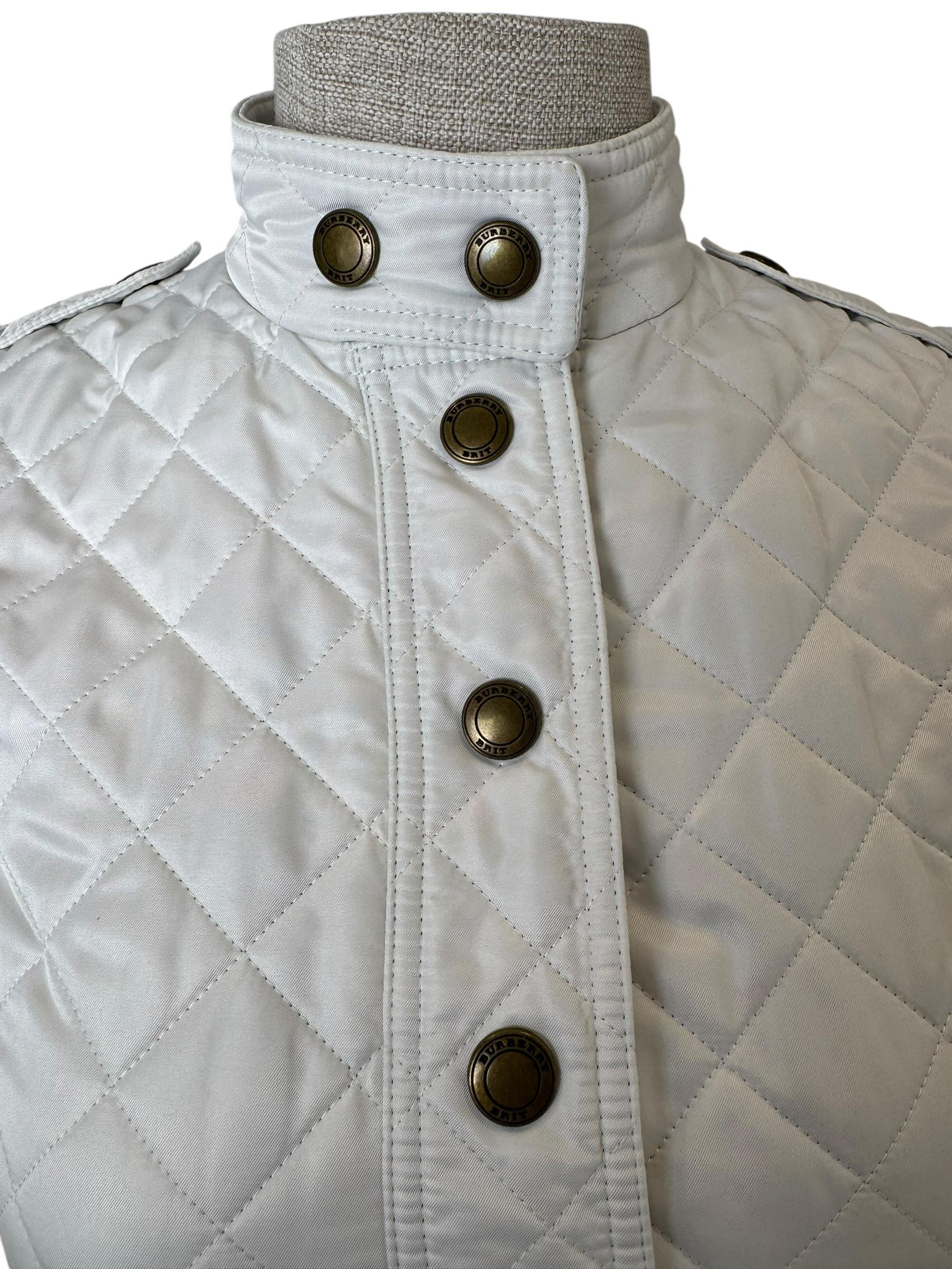 BURBERRY WHITE BRITT JACKET