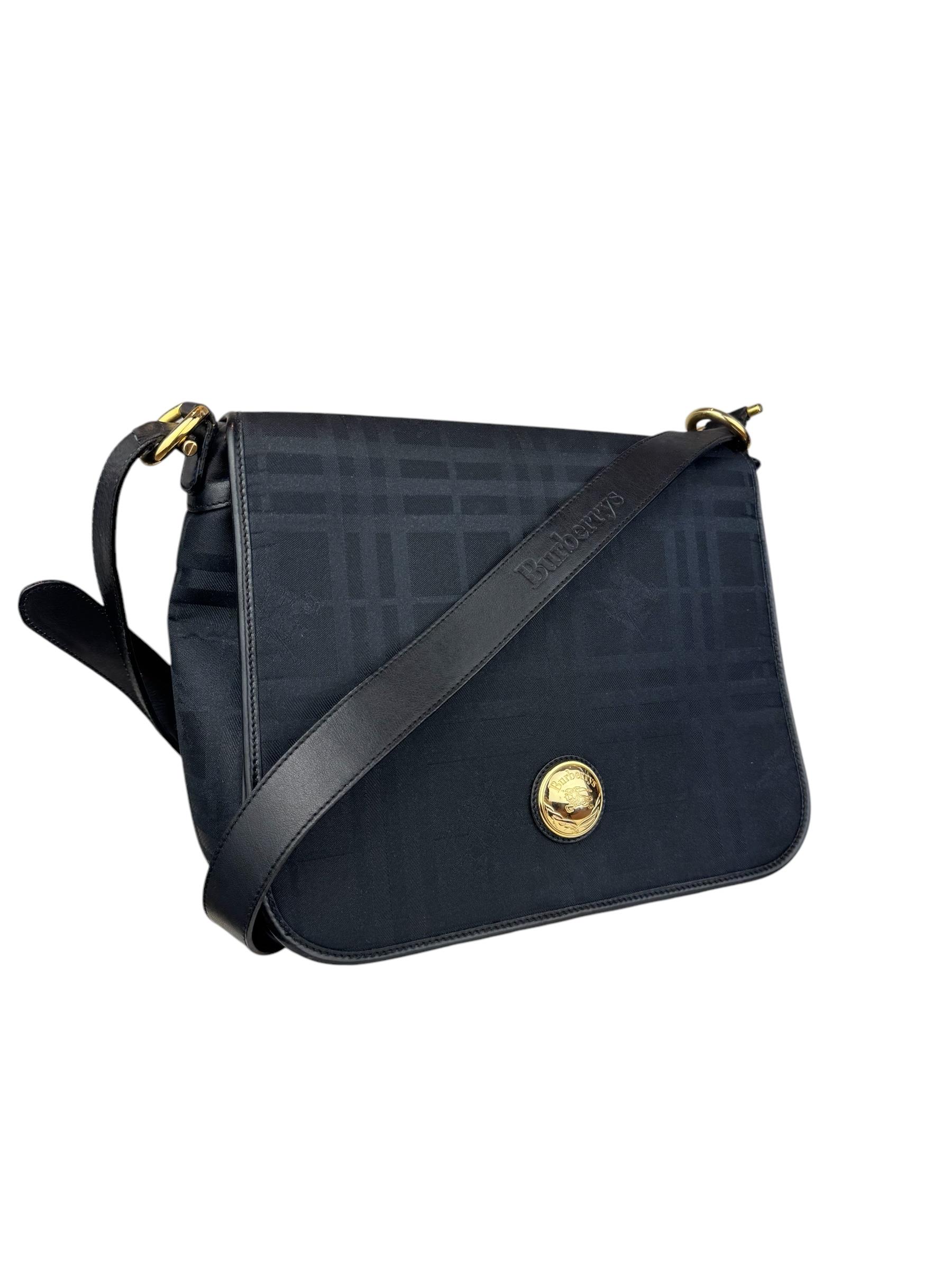 BURBERRYS CANVAS MESSENGER BAG