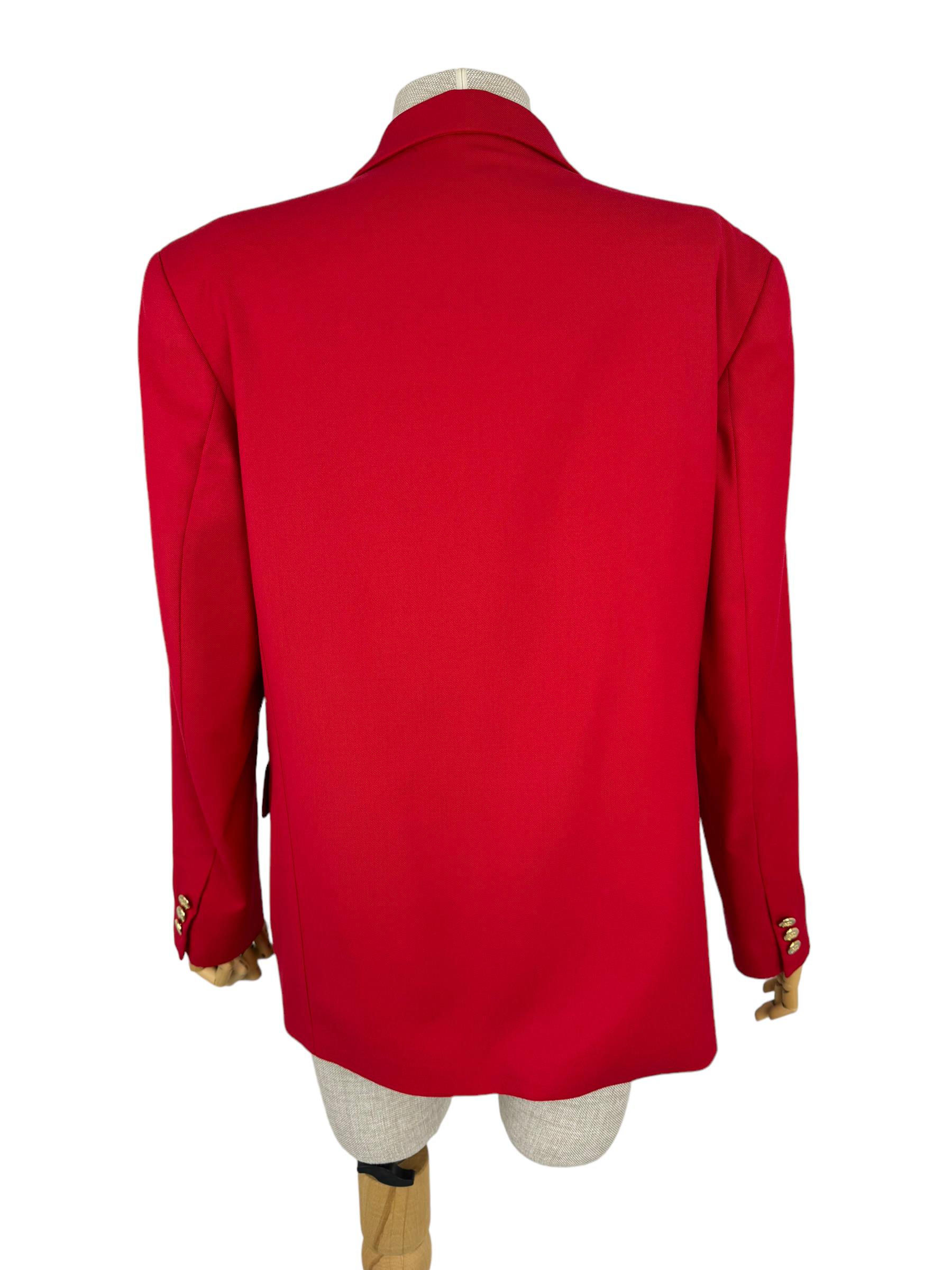 BURBERRYS RED BLAZER JACKET