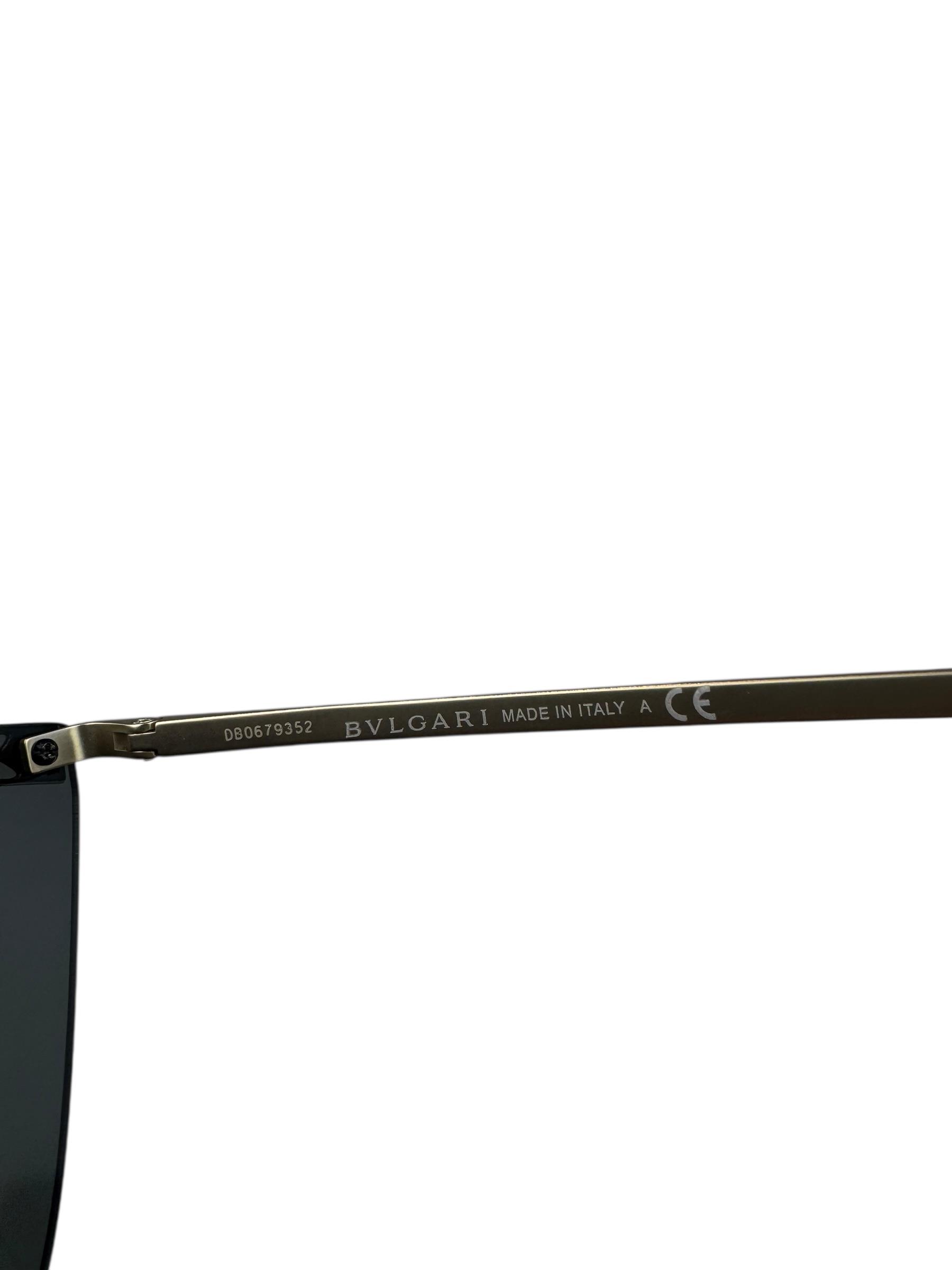 BVLGARI 6093 GOLD IN METAL SUNGLASSES