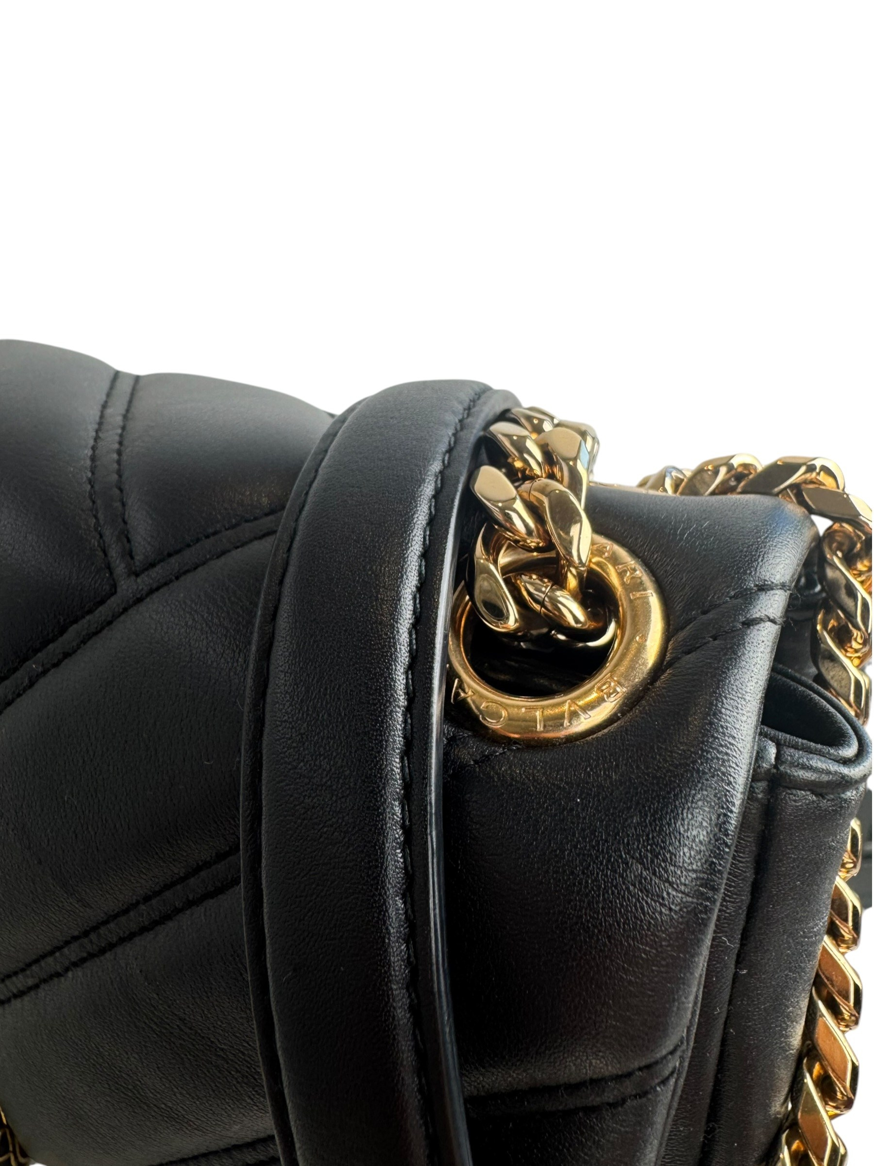 BVLGARI BLACK SERPENTI CABOCHON BAG