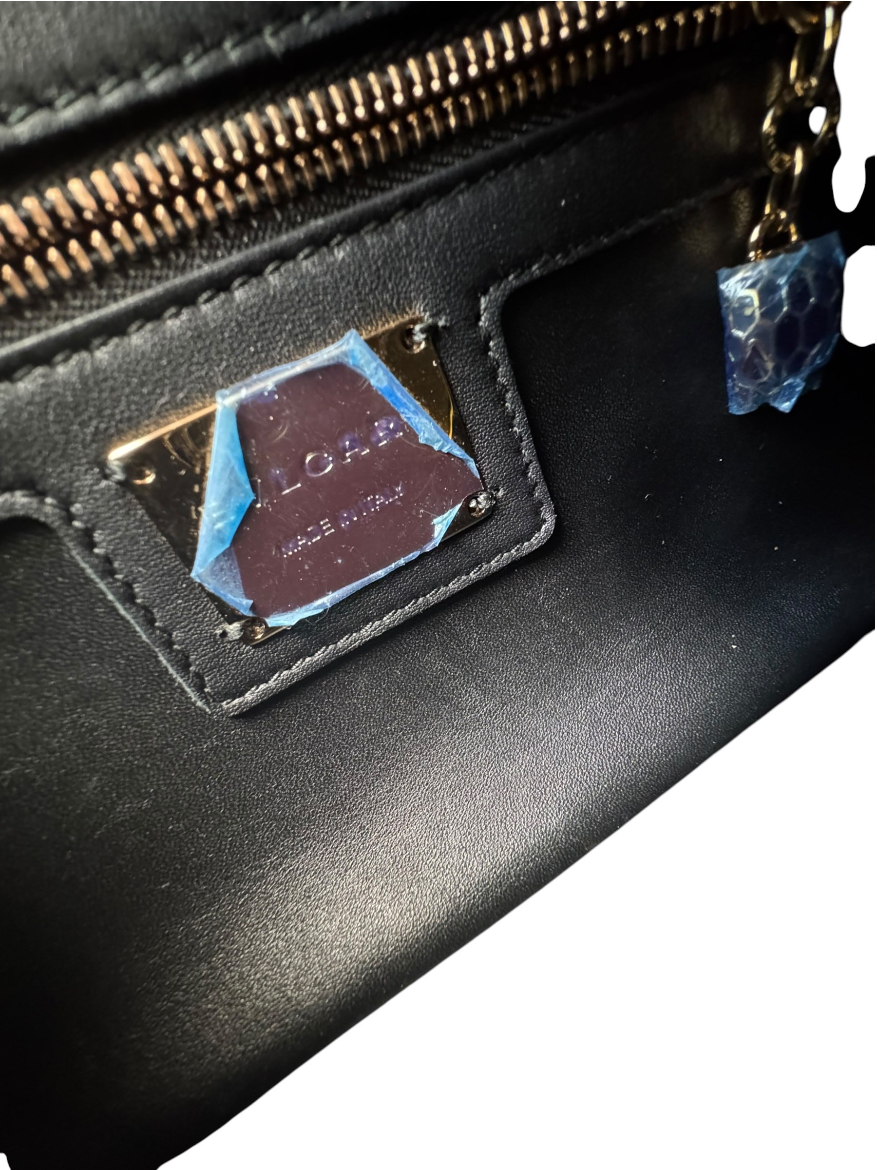 BVLGARI BLACK SERPENTI CABOCHON BAG