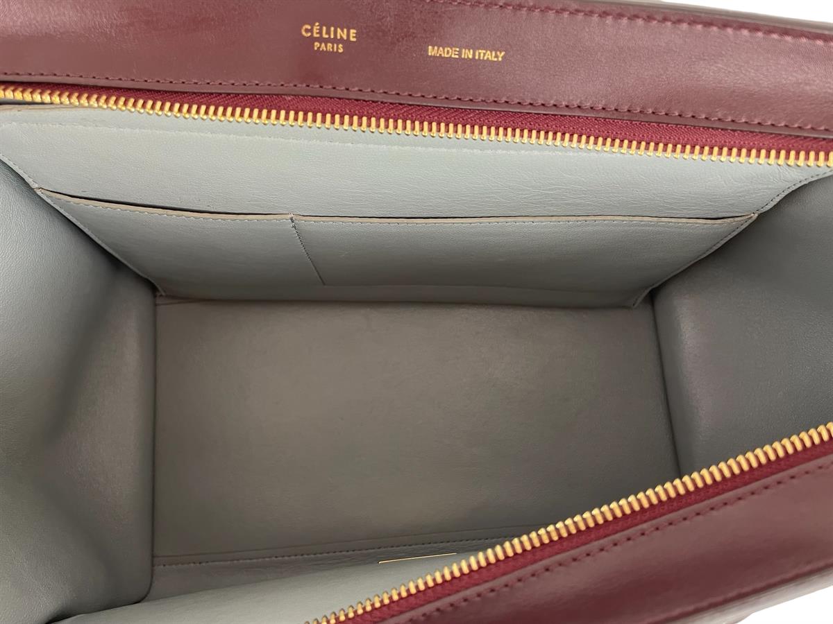 CALFSKIN SUEDE MEDIUM TRAPEZE  BAG