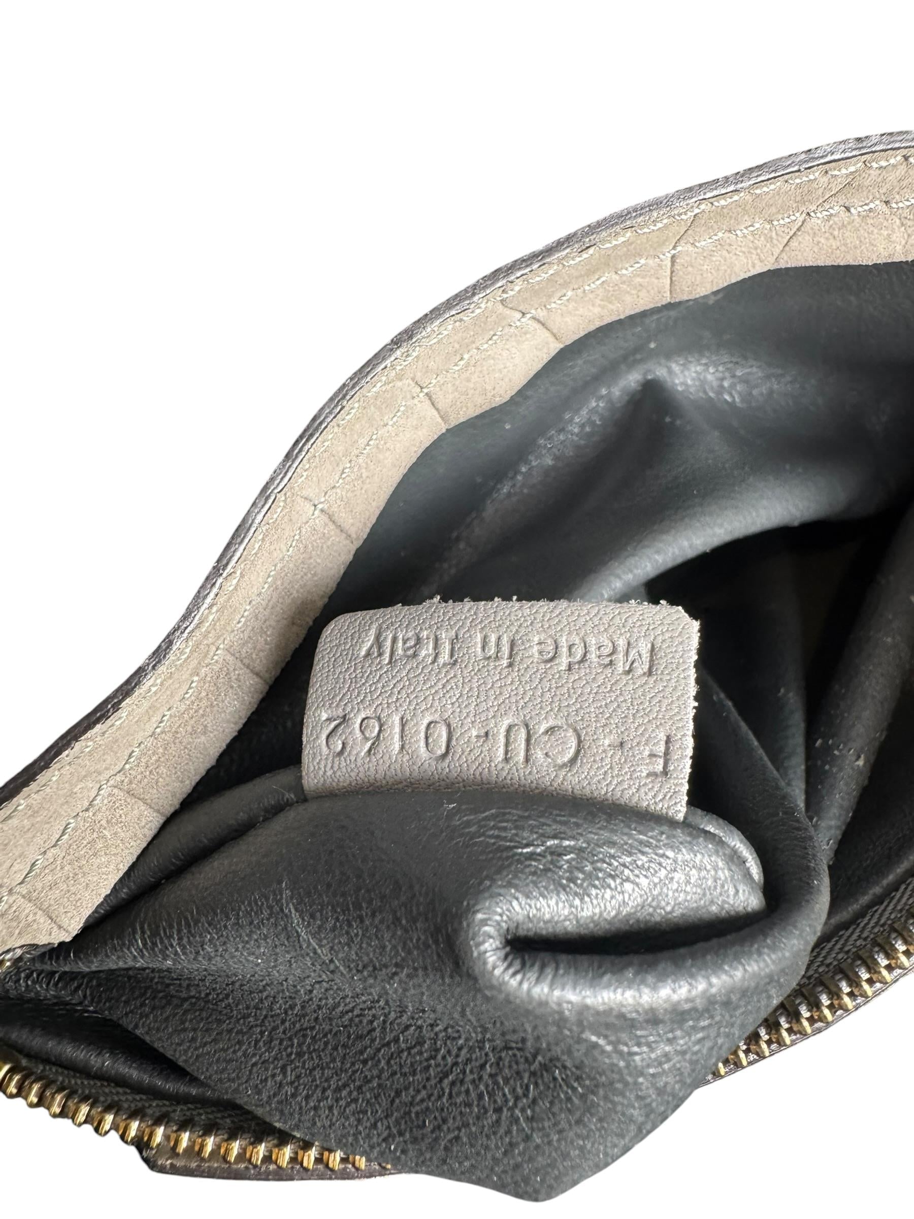 CELINE BEIGE CROCO PHANTOM LUGGAGE BAG